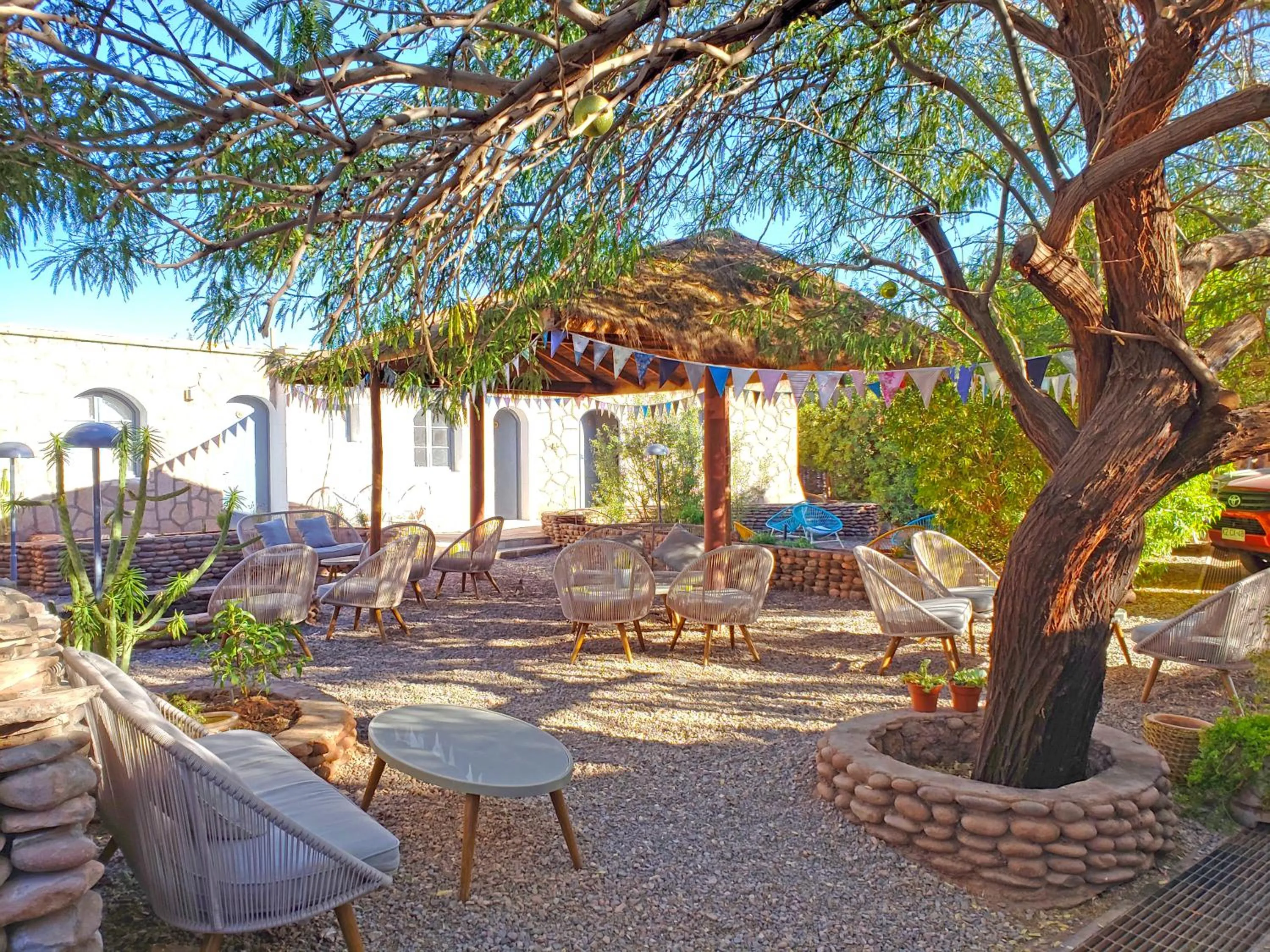 Patio in Hotel Jardin Atacama