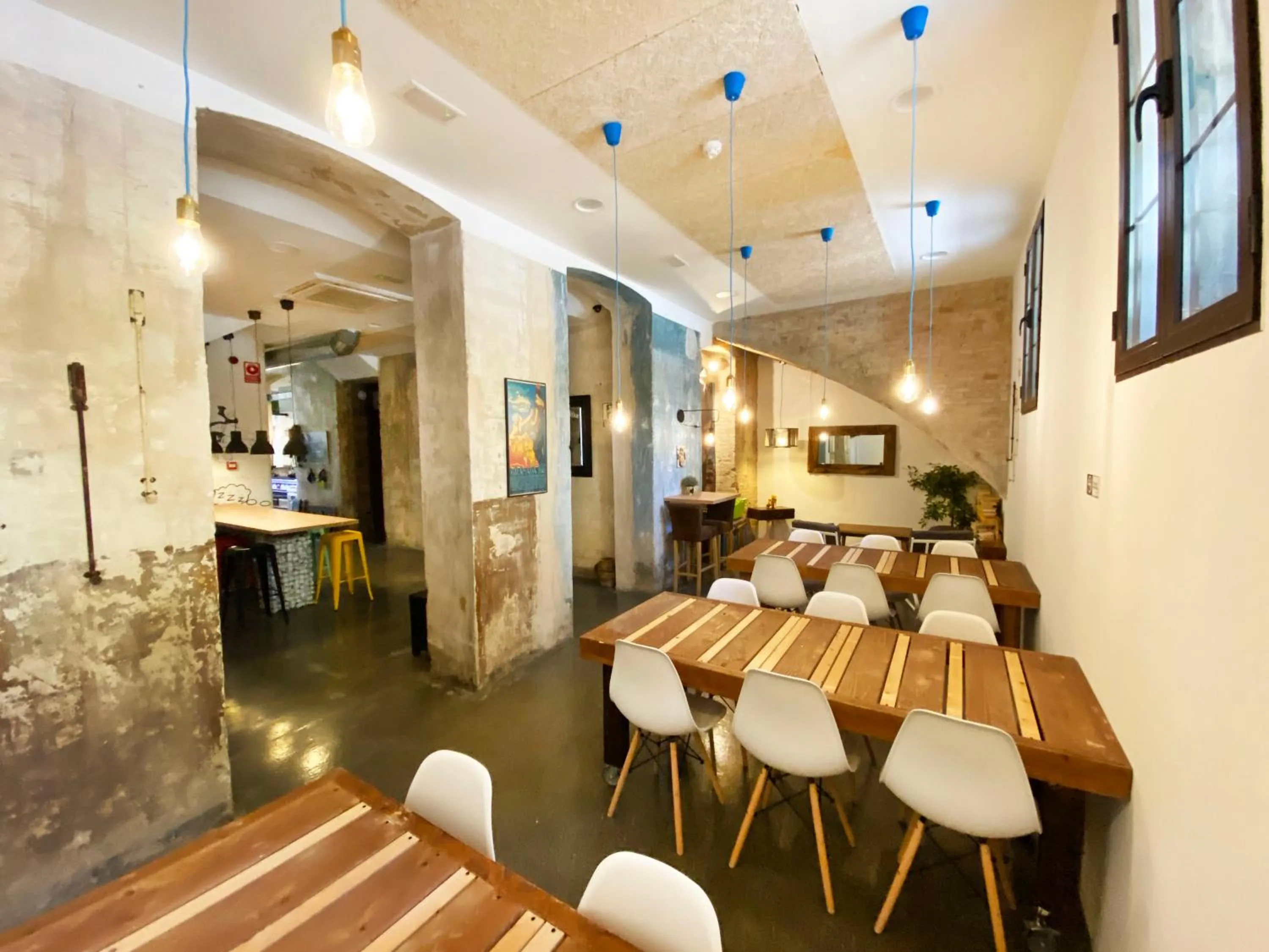 Seating area in ECO Hostel