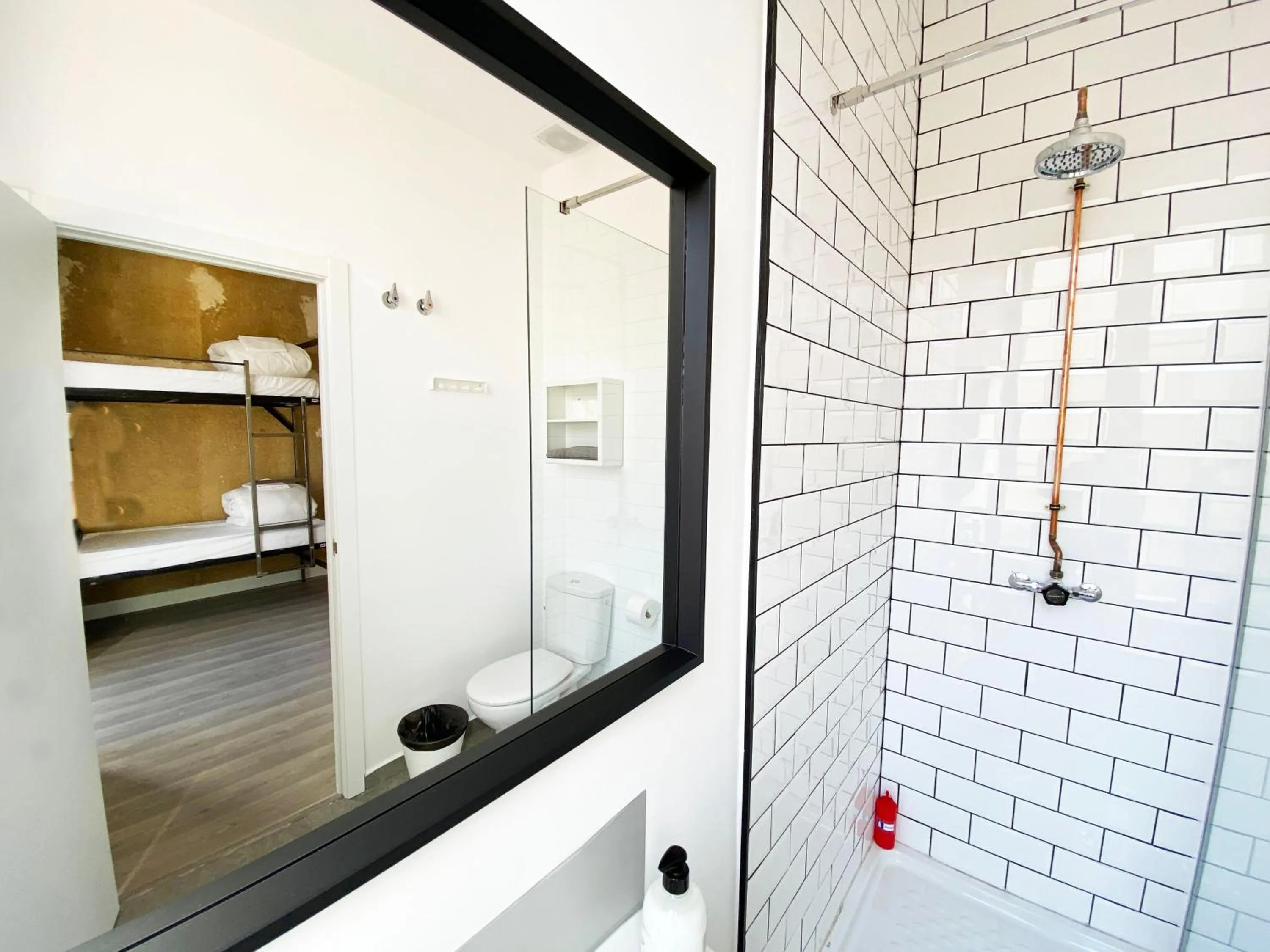 Shower in ECO Hostel