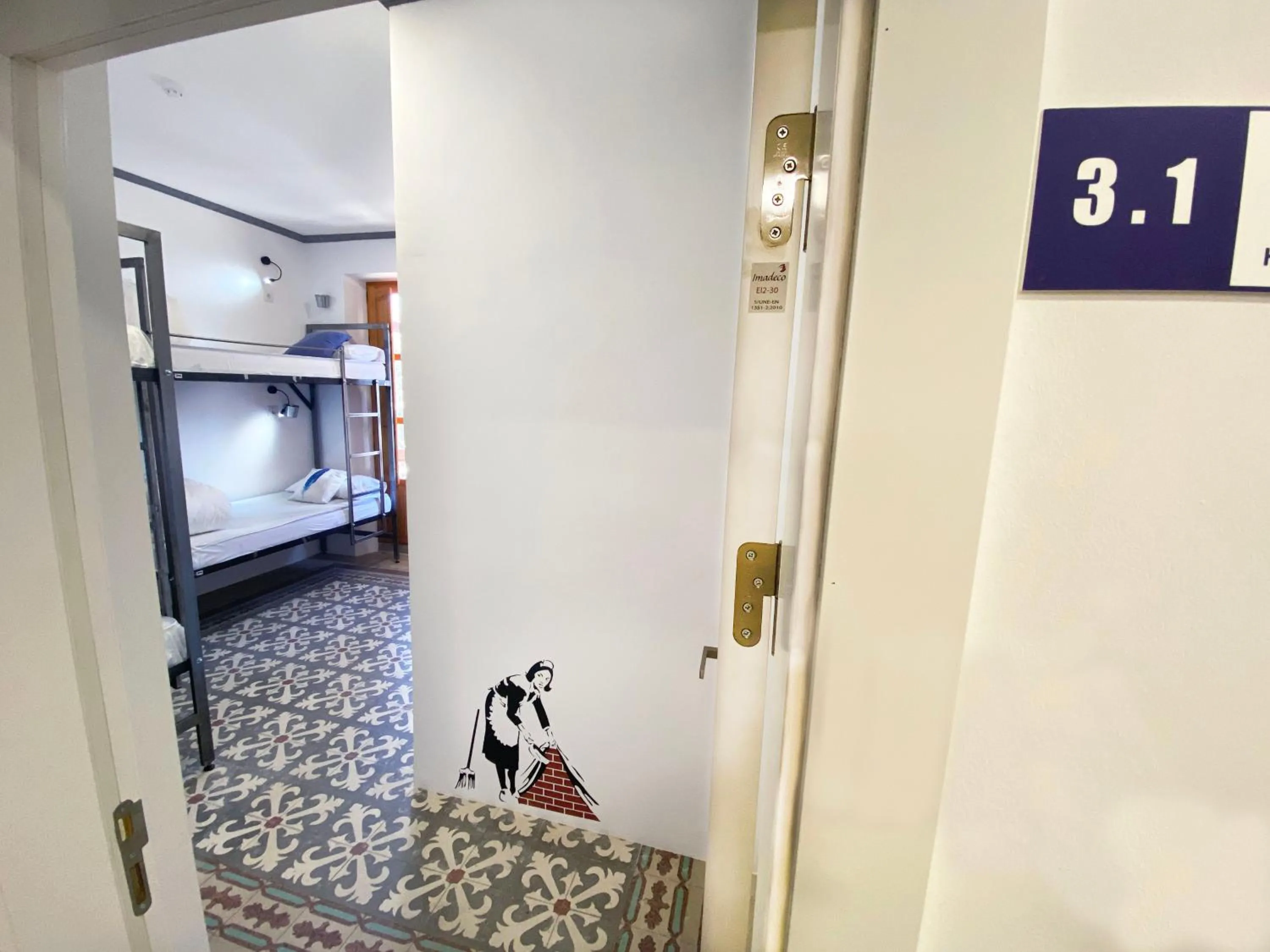 Decorative detail in ECO Hostel