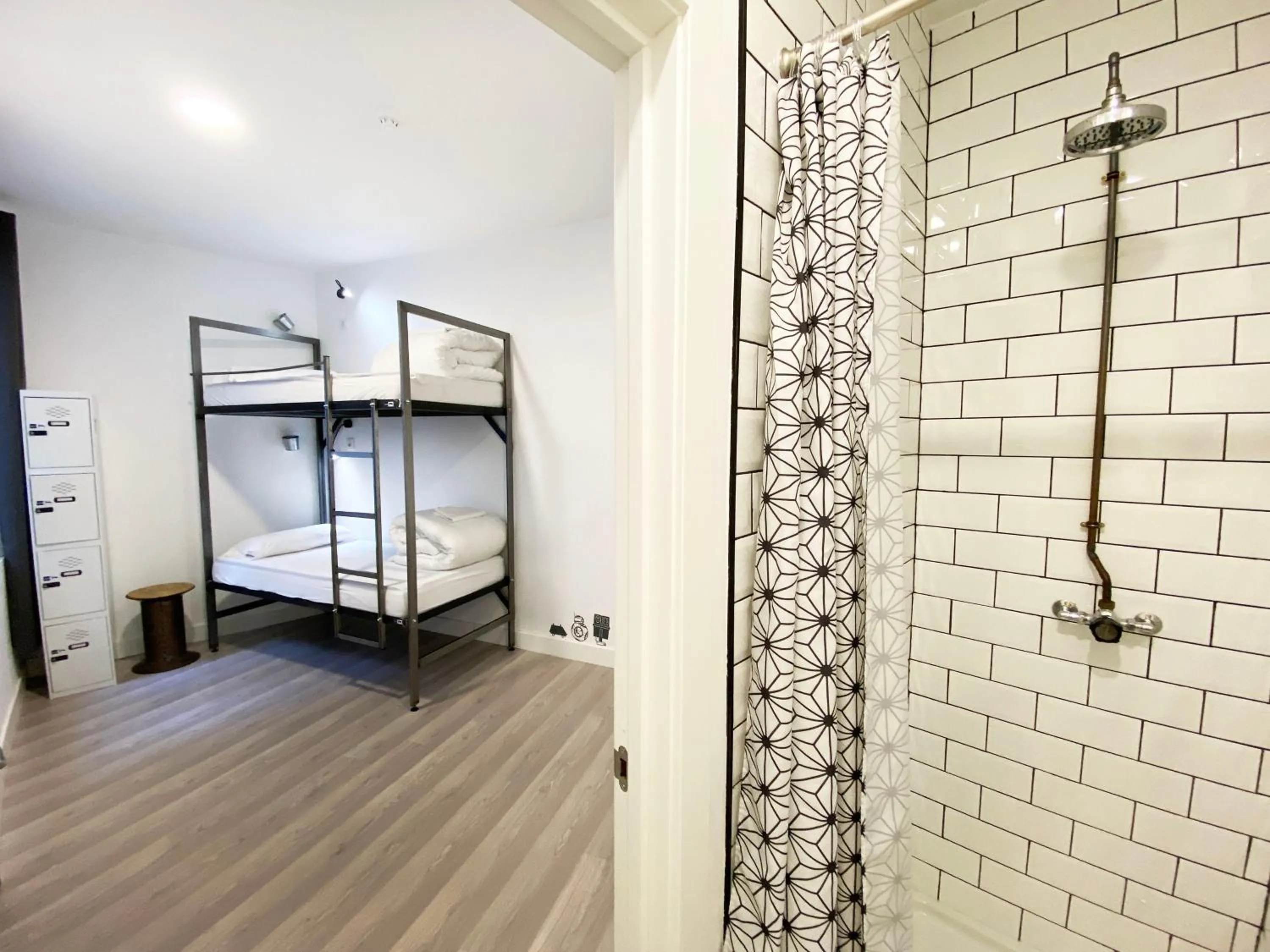 Shower in ECO Hostel