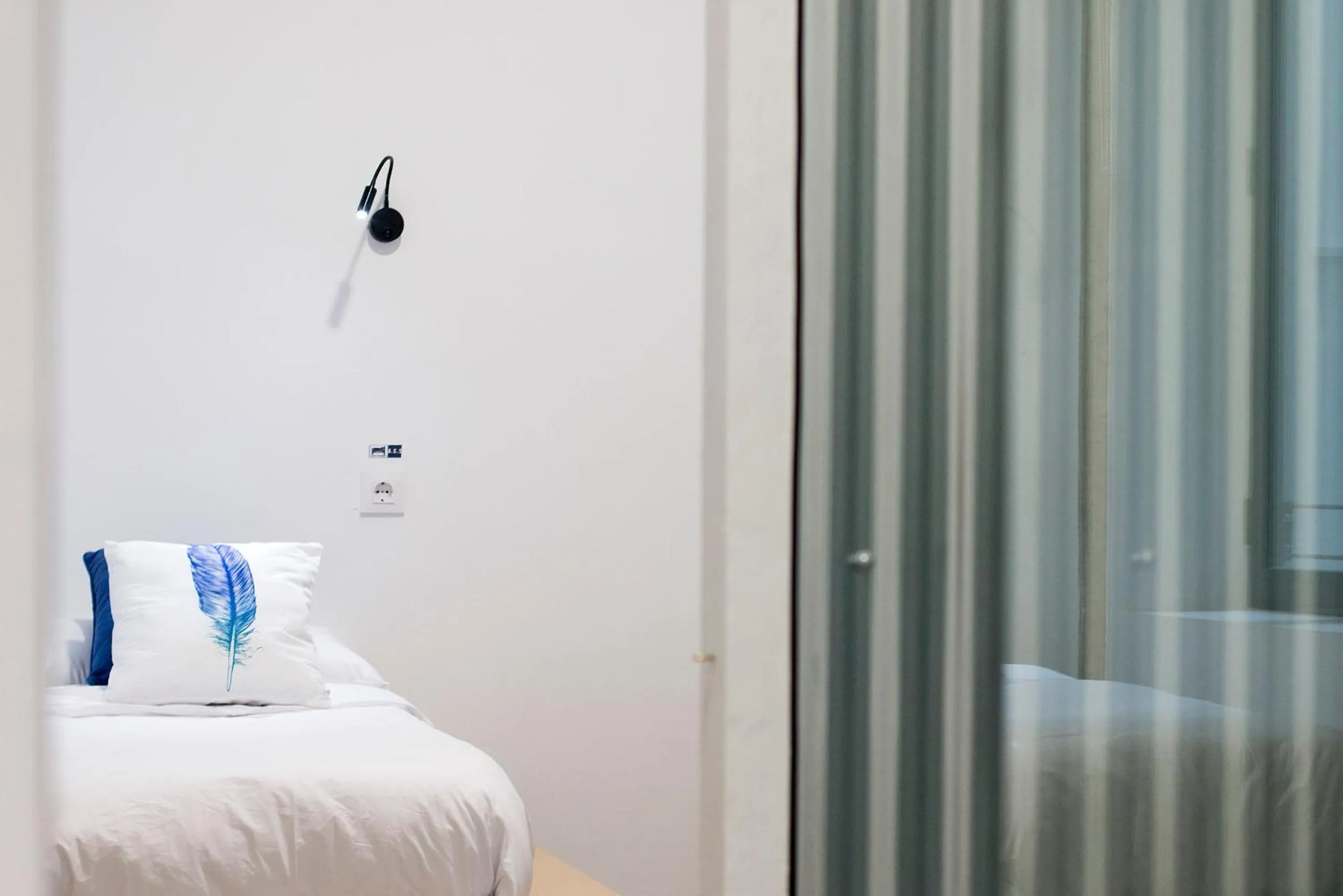 Decorative detail, Bed in ECO Hostel