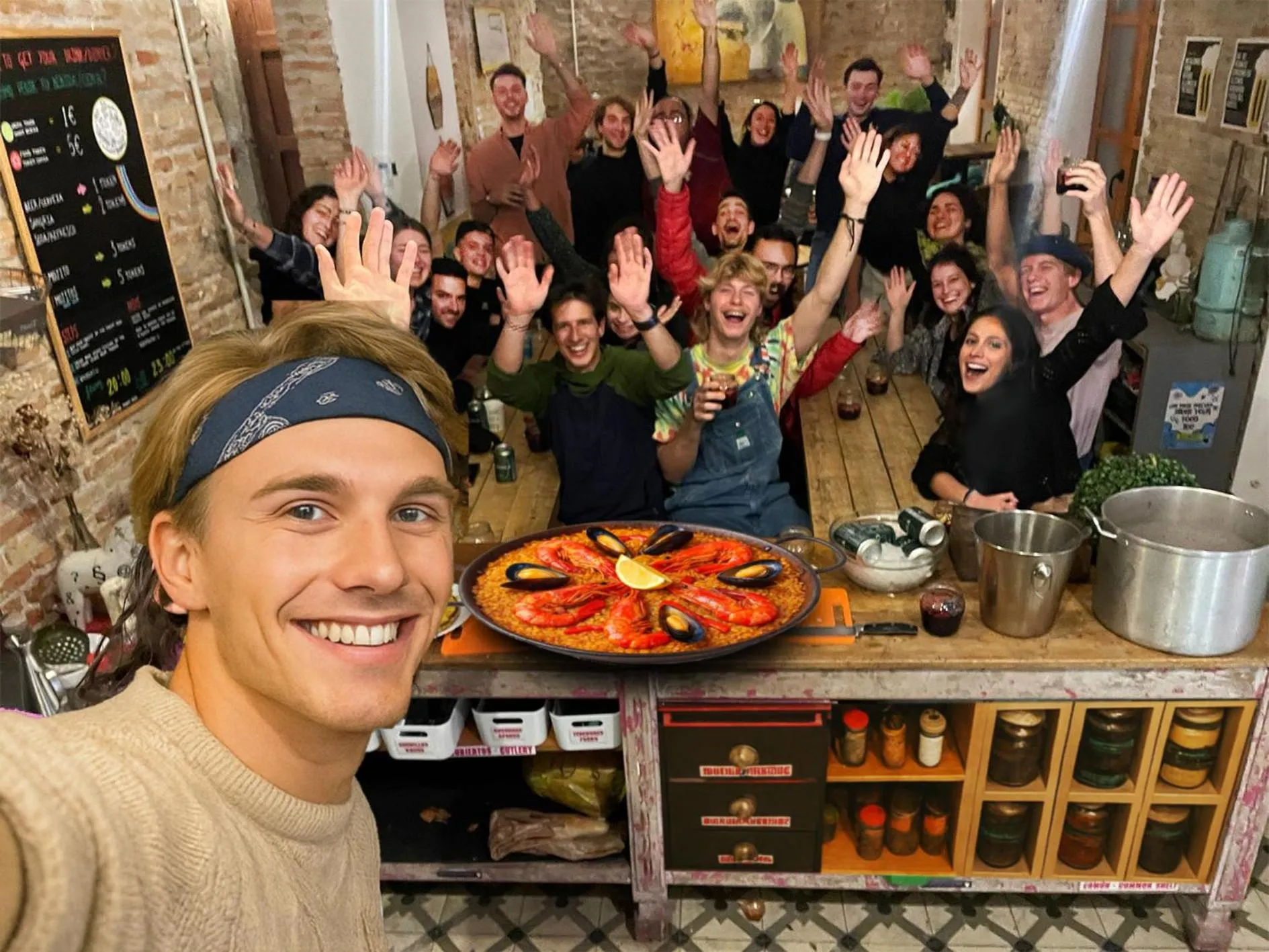 People in ECO Hostel