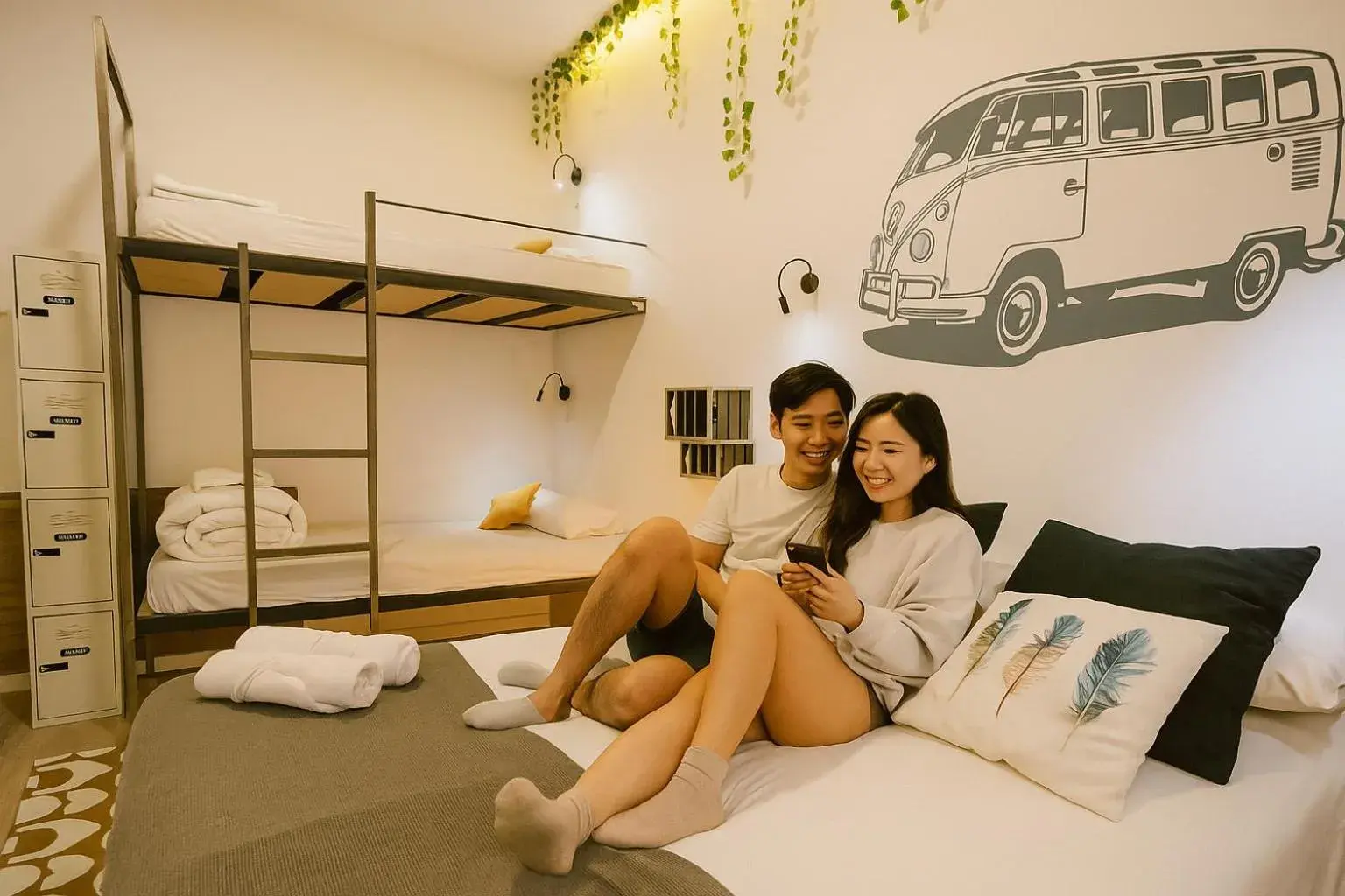 Twin Room in ECO Hostel Twin Room in ECO Hostel