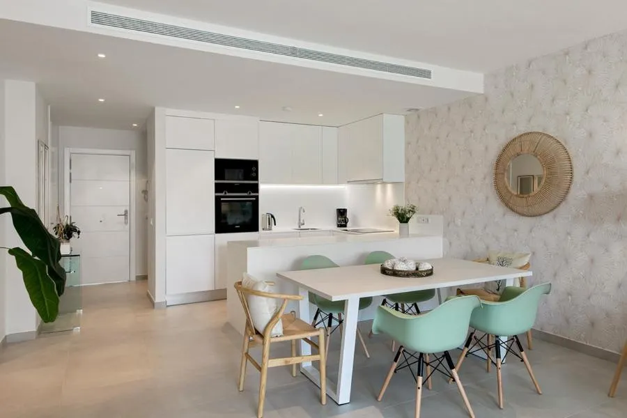 Kitchen or kitchenette in Cortijo Del Mar Resort