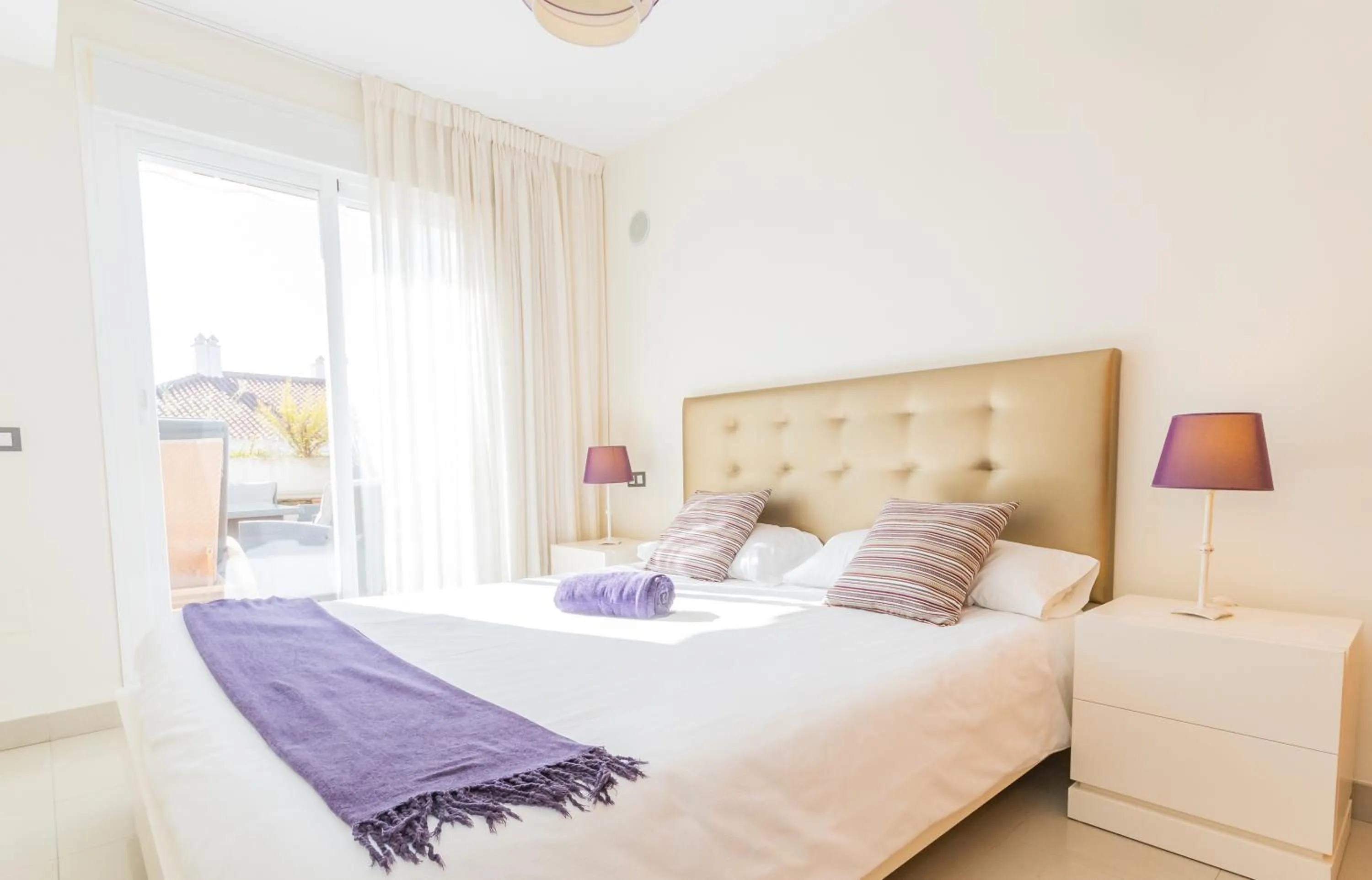 Bed in Cortijo Del Mar Resort