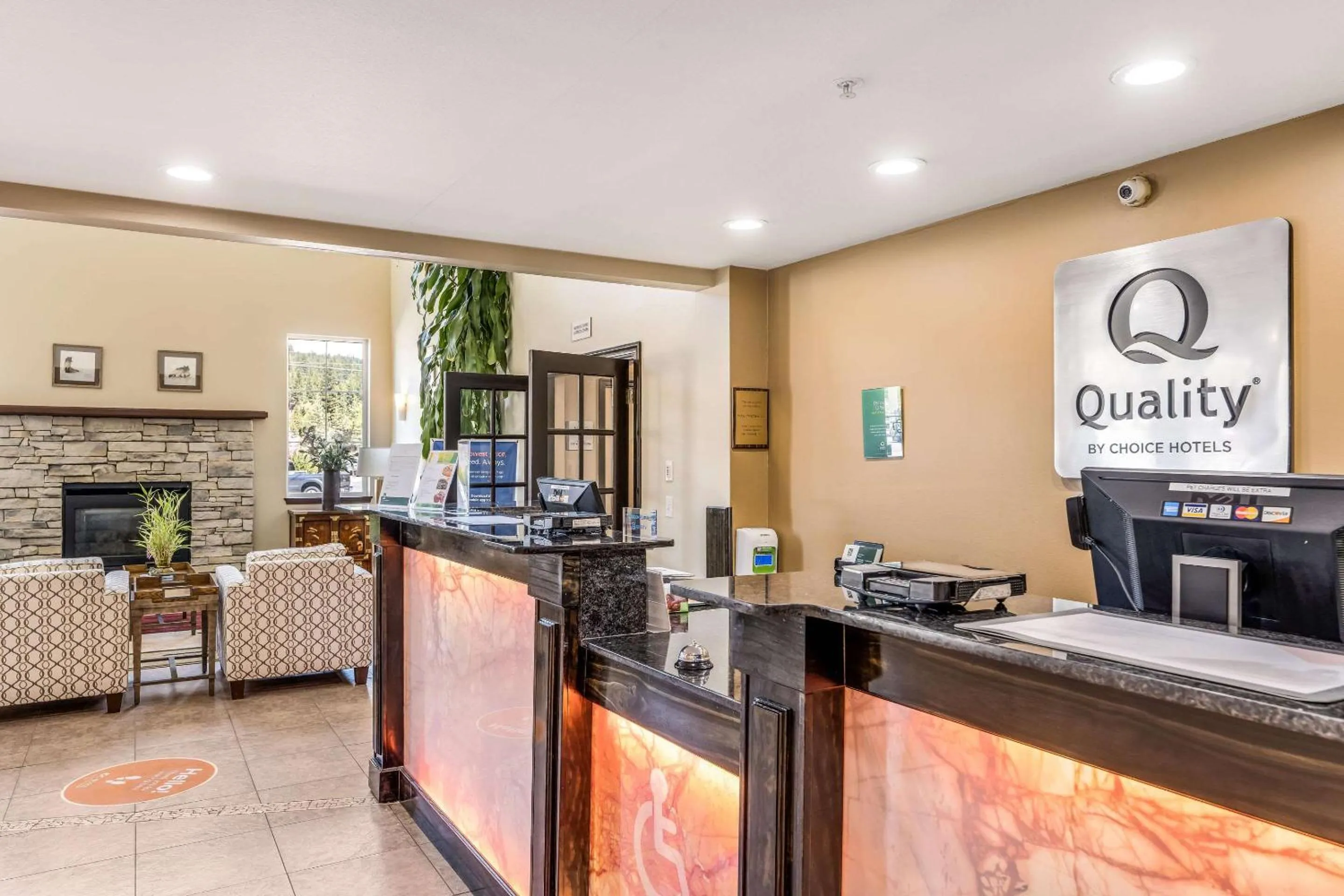 Lobby or reception in Quality Inn Cle Elum-Ellensburg