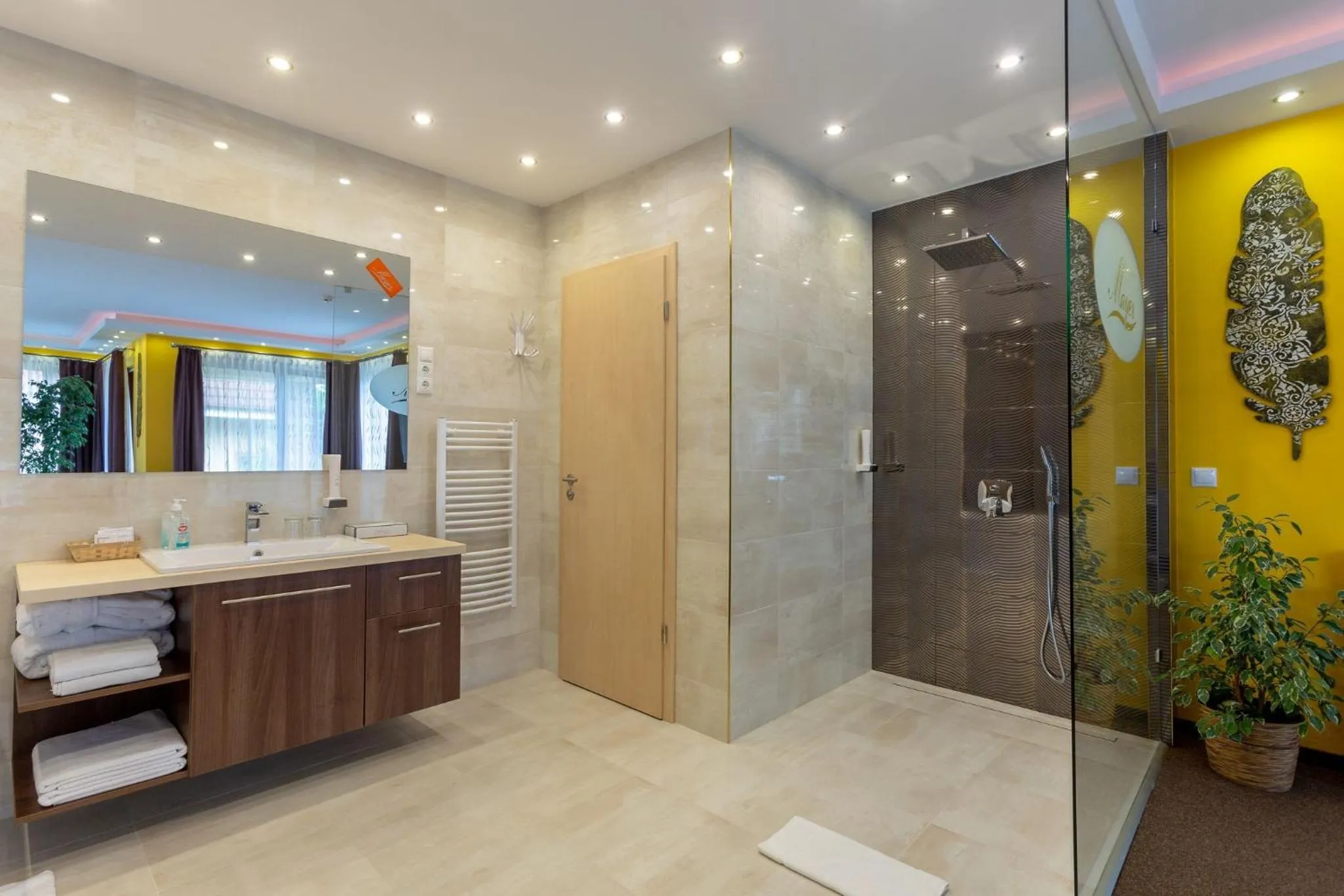 Shower in Hotel Mayer Alsóörs