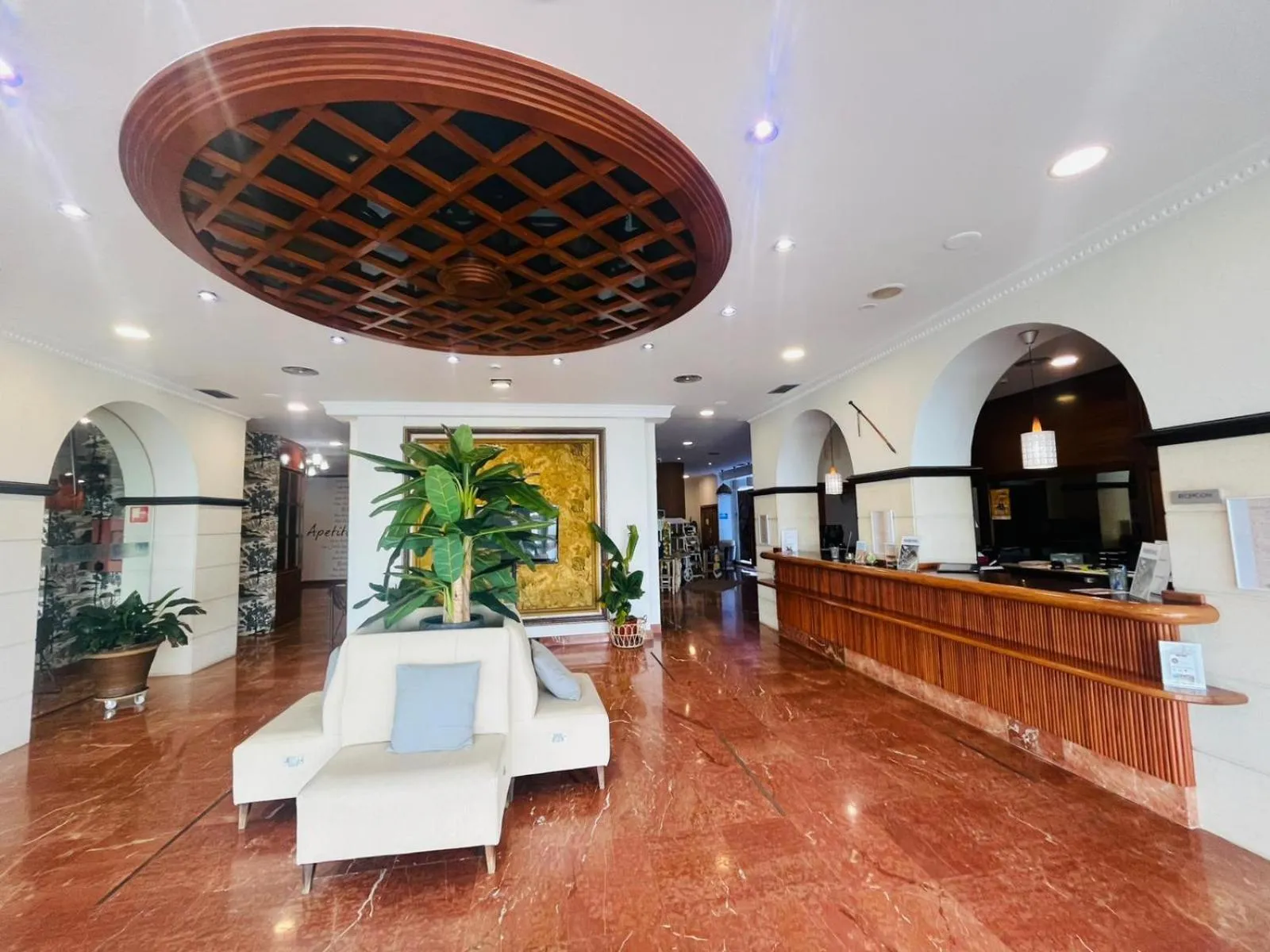 Lobby or reception in Hotel Milagros Golf
