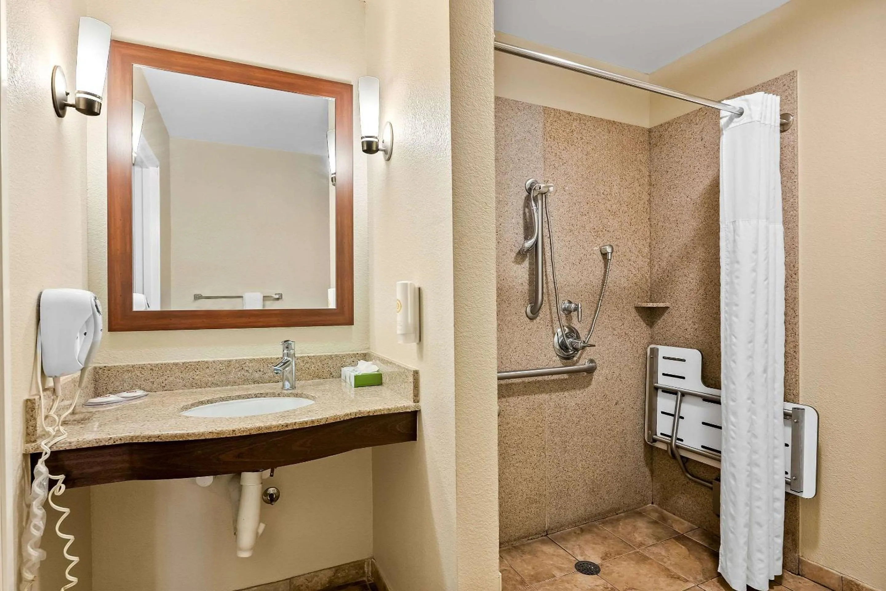 Bedroom in Comfort Suites Panama City near Tyndall AFB