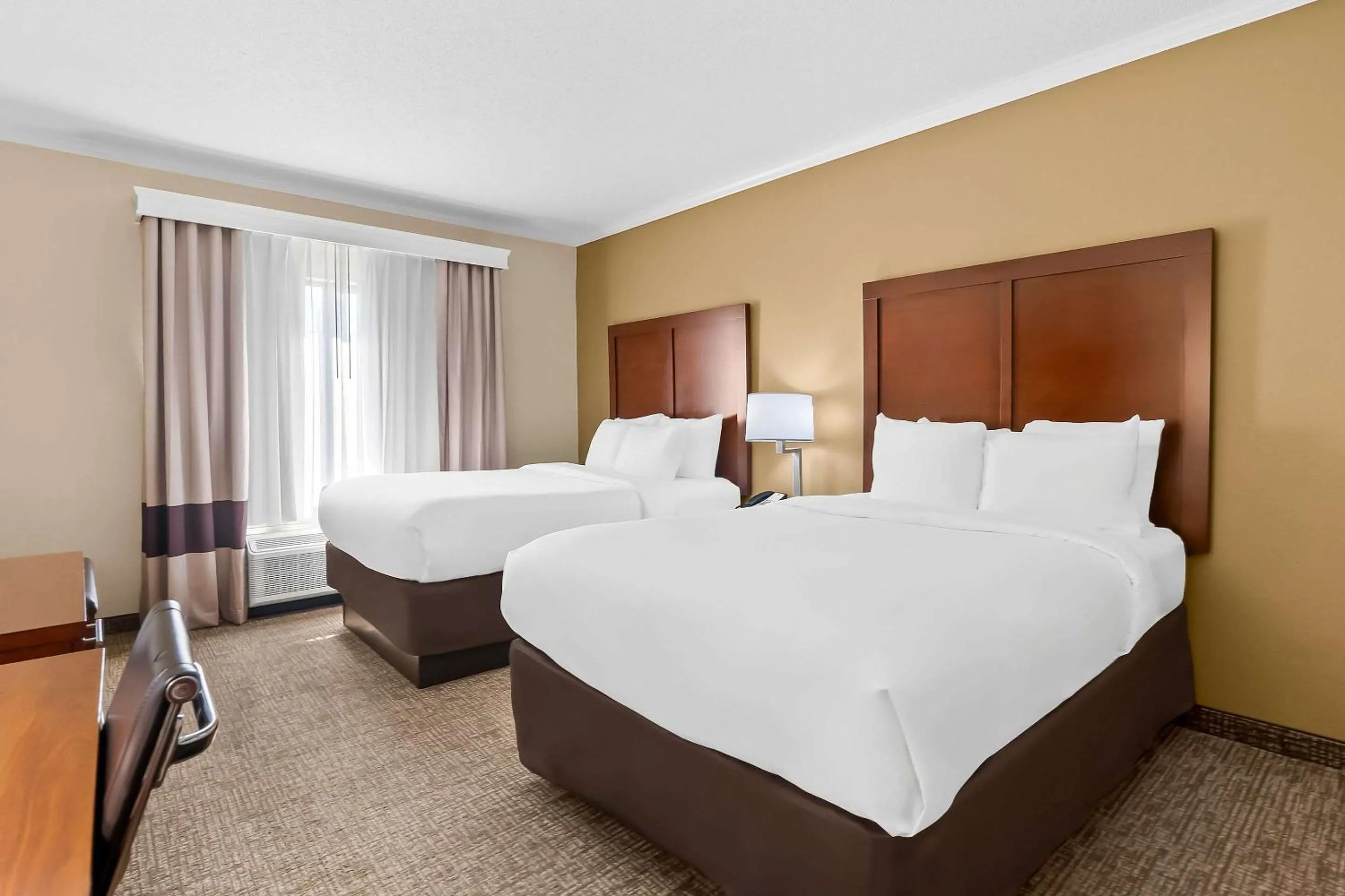 Bed in Comfort Suites Panama City near Tyndall AFB