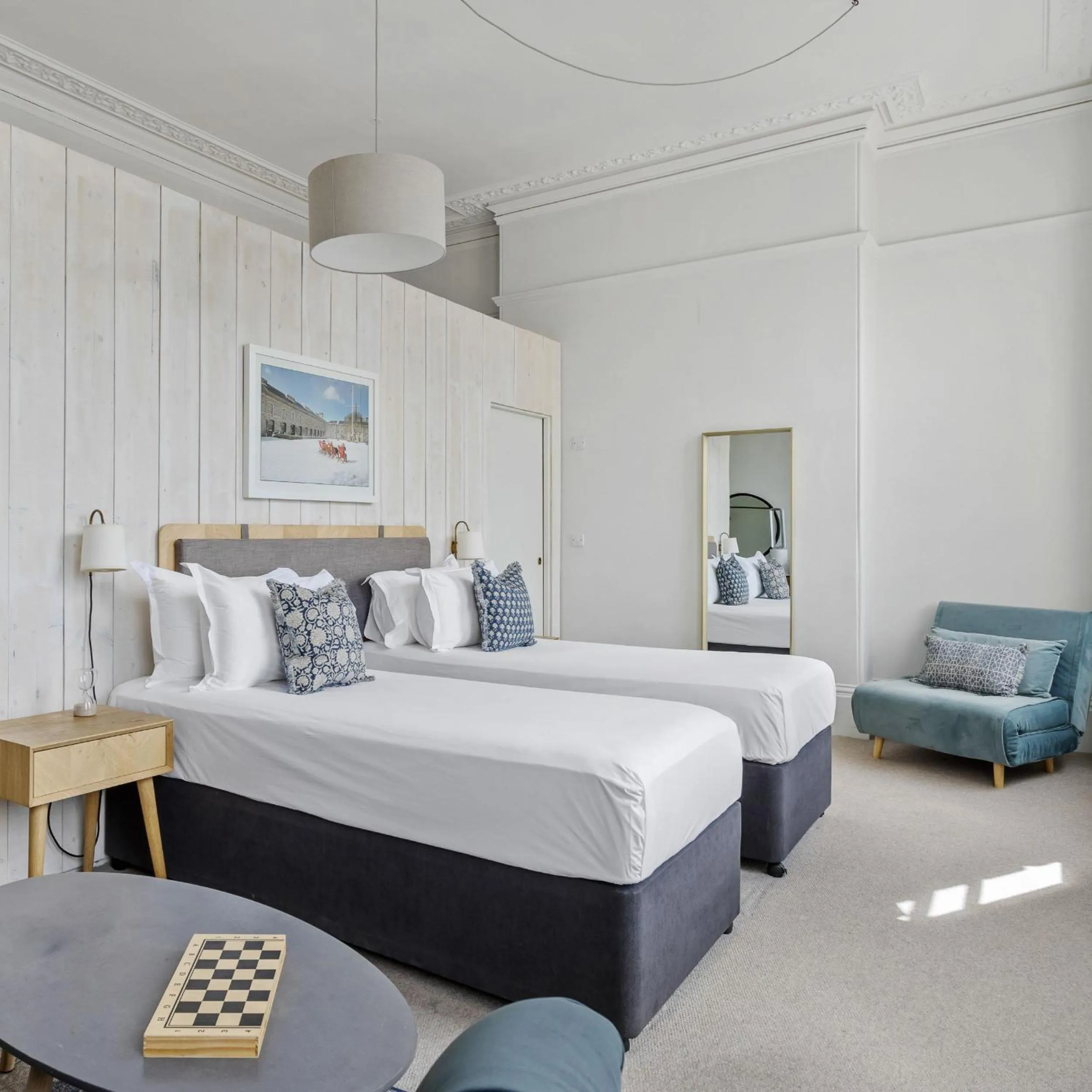 Seating area, Bed in Admiral's House by Maison Pierre