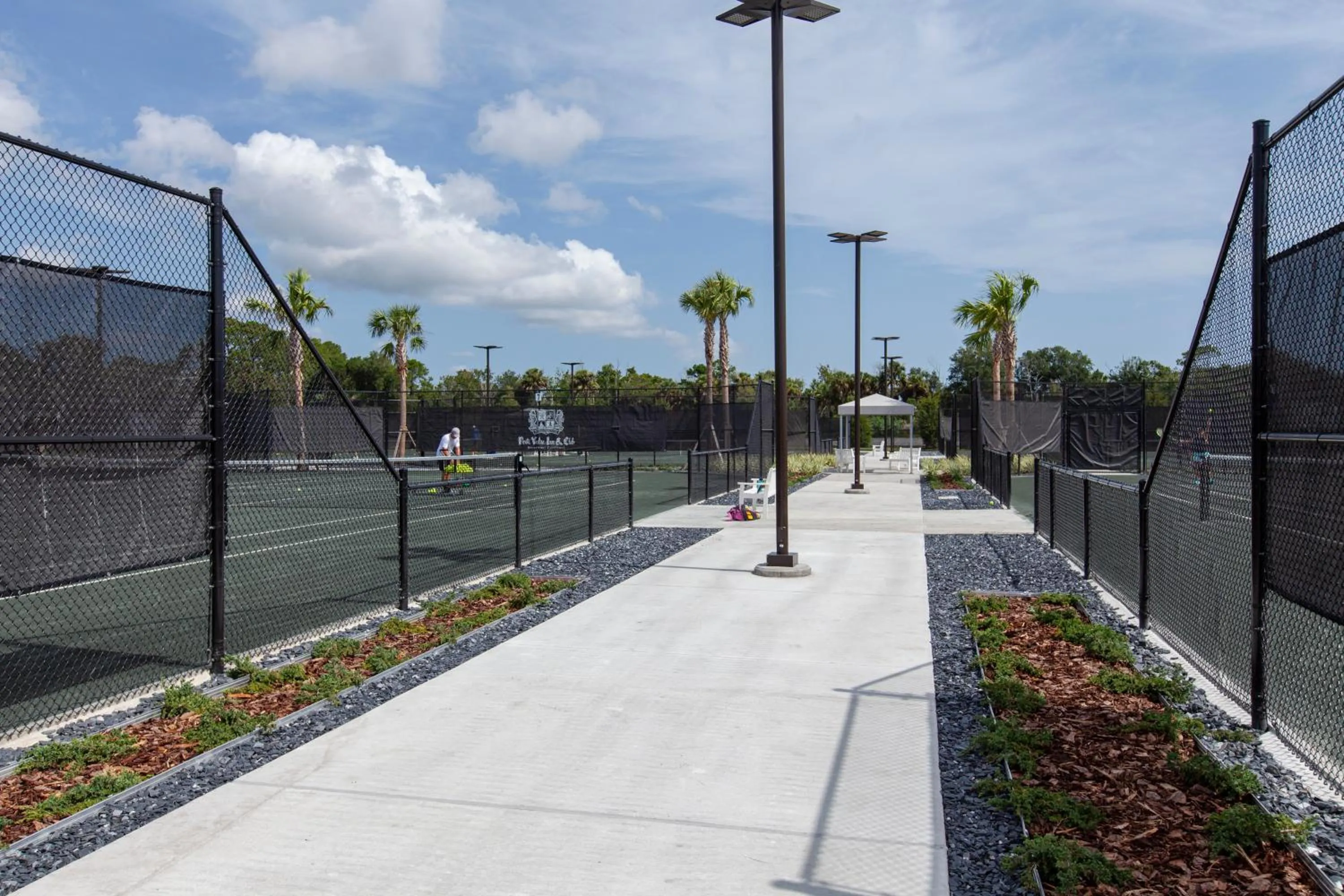 Tennis court in Ponte Vedra Inn and Club