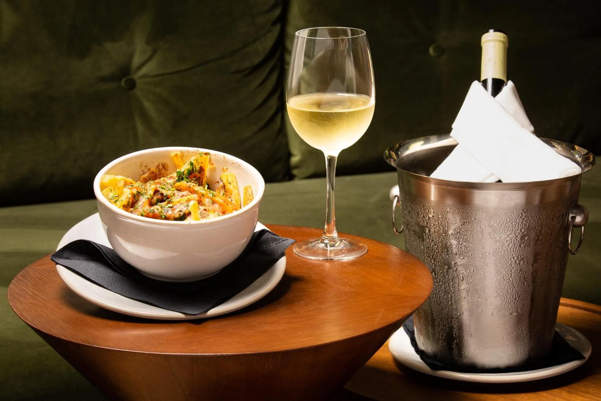 Food close-up in Gallery Hostel