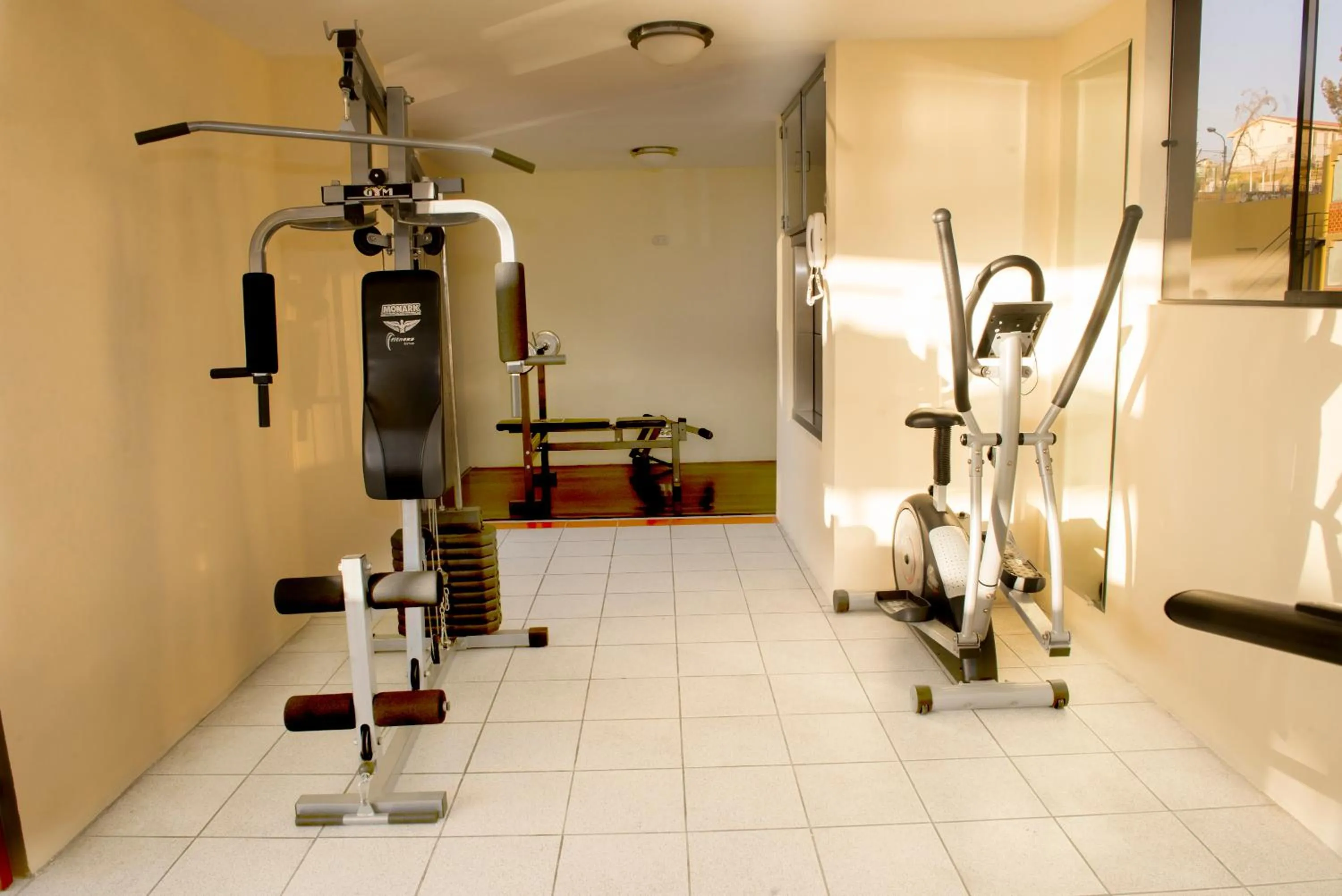 Fitness centre/facilities in El Cabildo Hotel