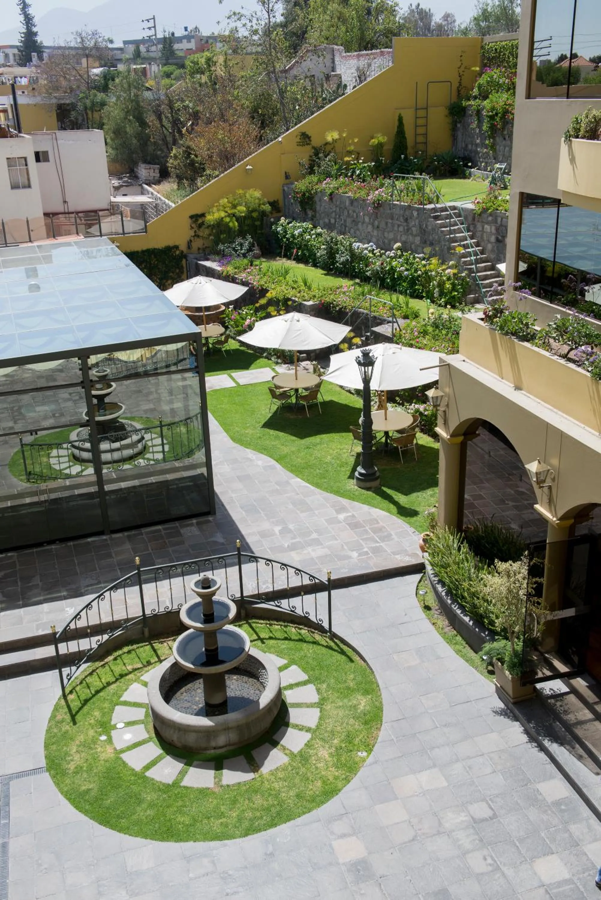 Bird's eye view in El Cabildo Hotel