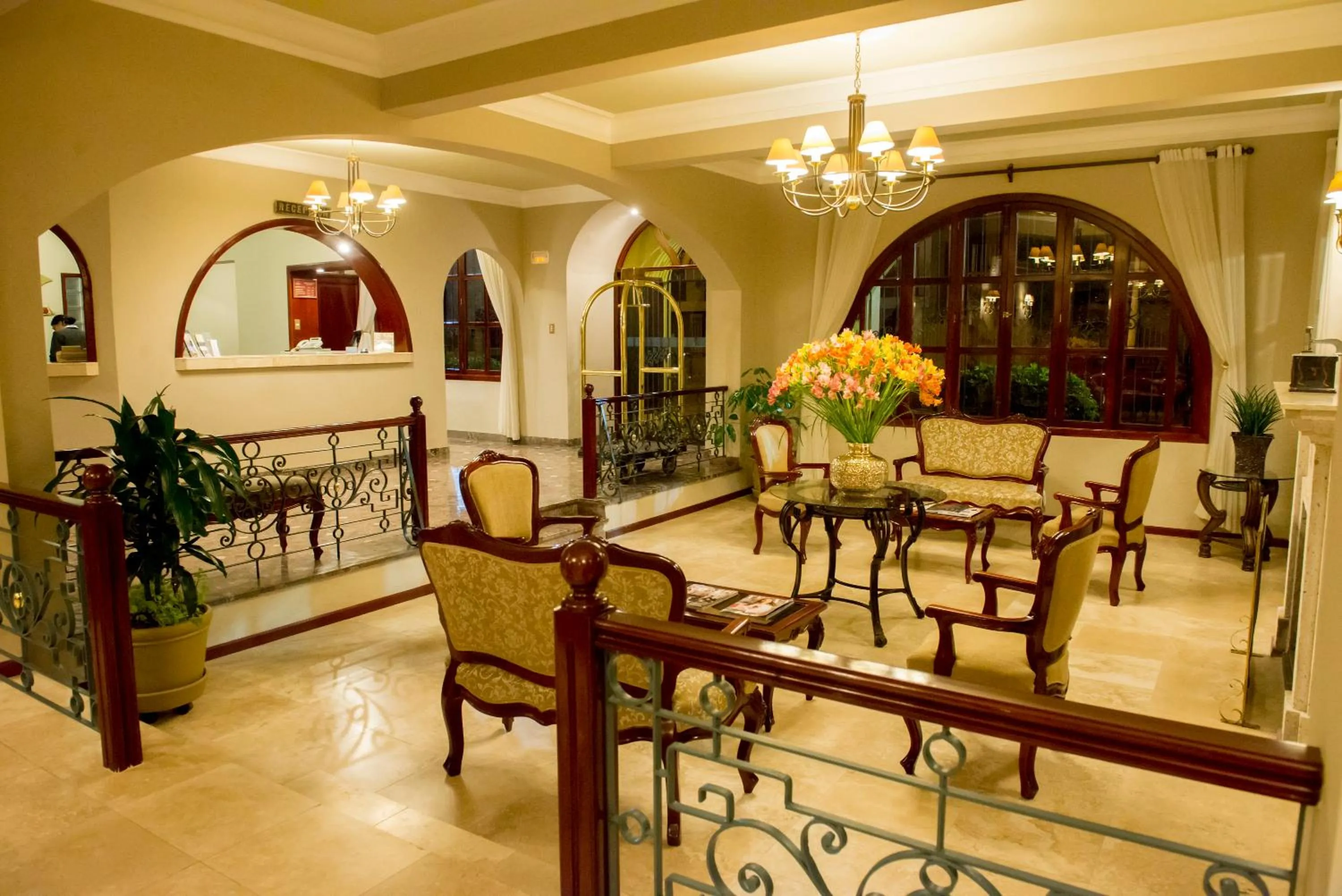 Lobby or reception in El Cabildo Hotel