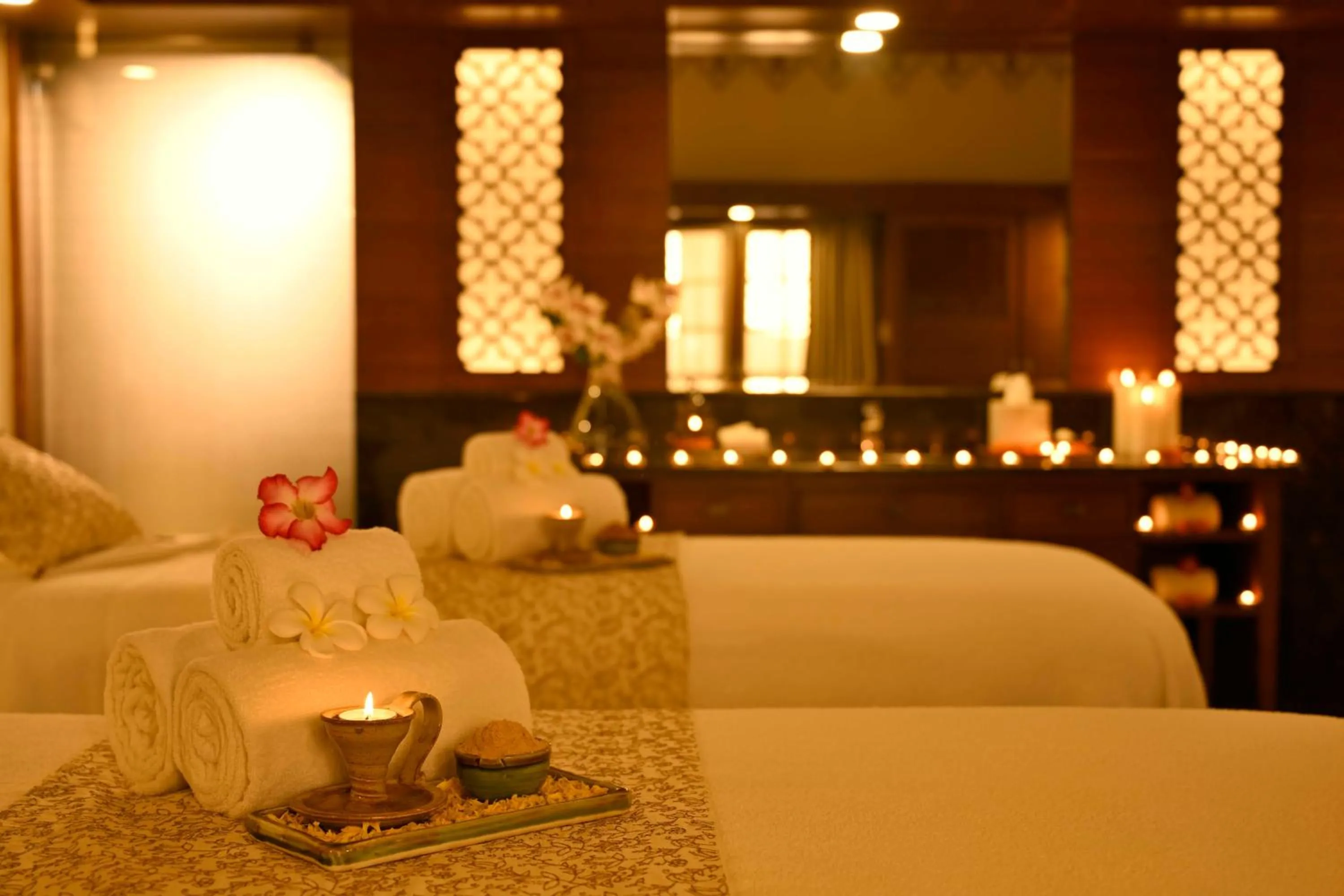 Spa and wellness centre/facilities, Bed in Taj Nadesar Palace