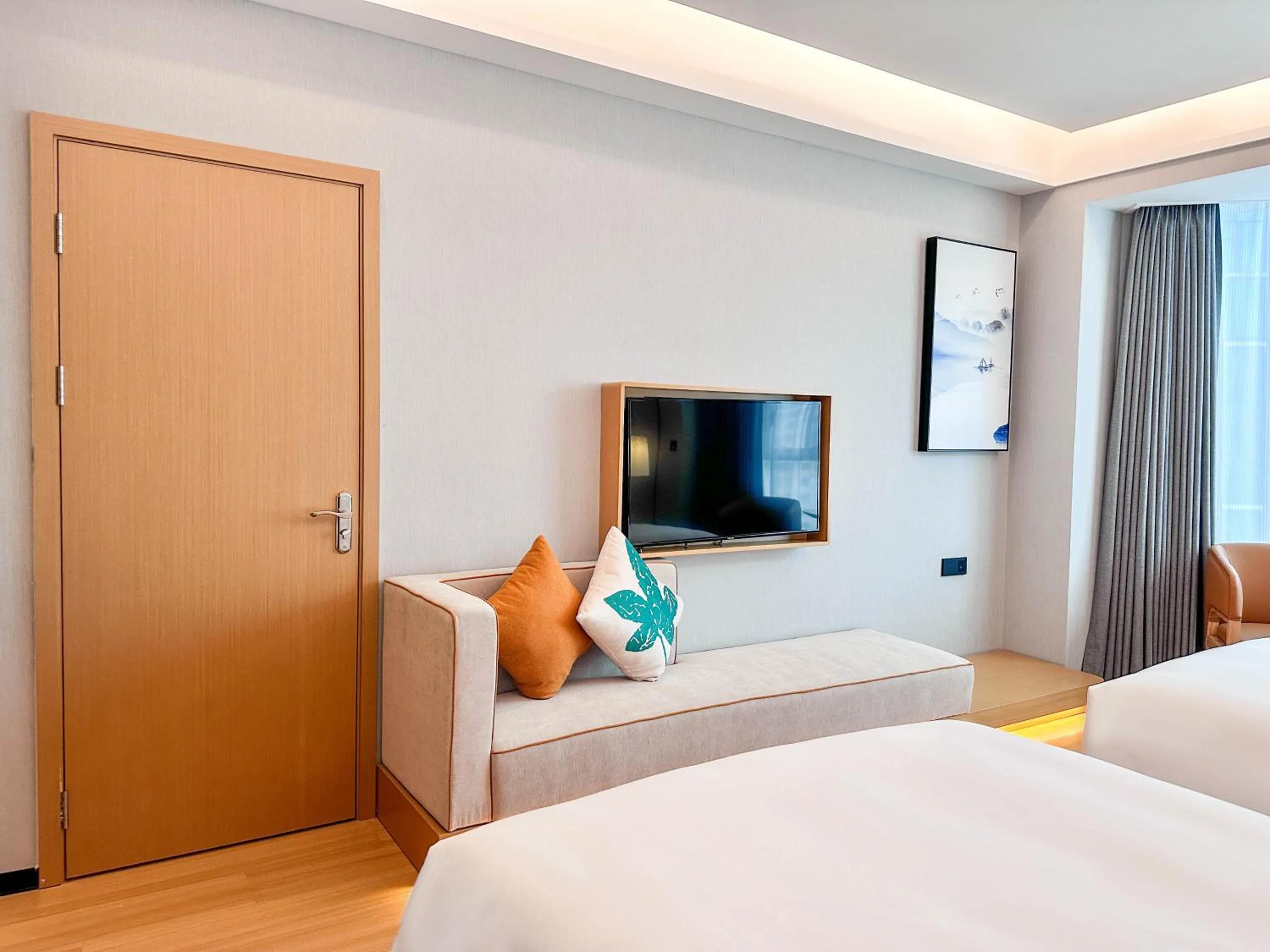 Bed in Wyndham Garden Haikou Meilan