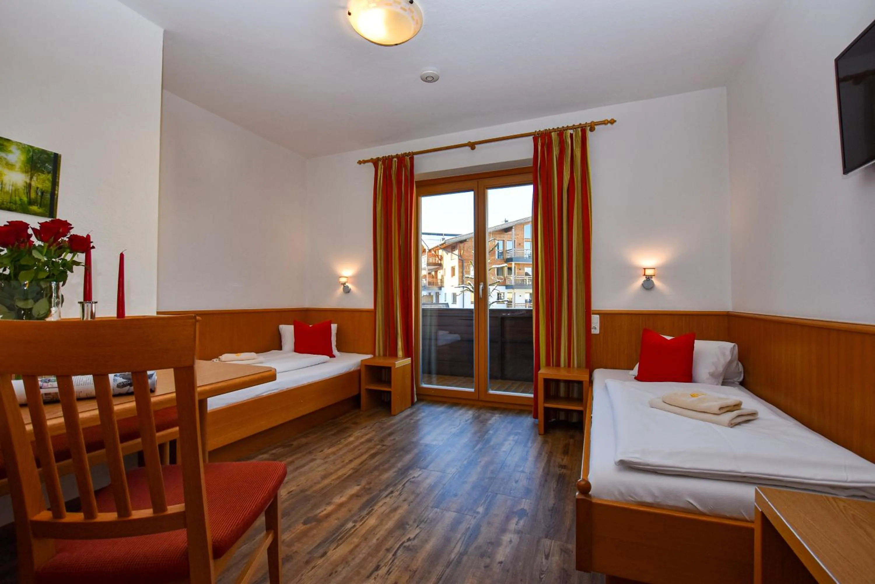 Bed in Hotel-Garni Austria