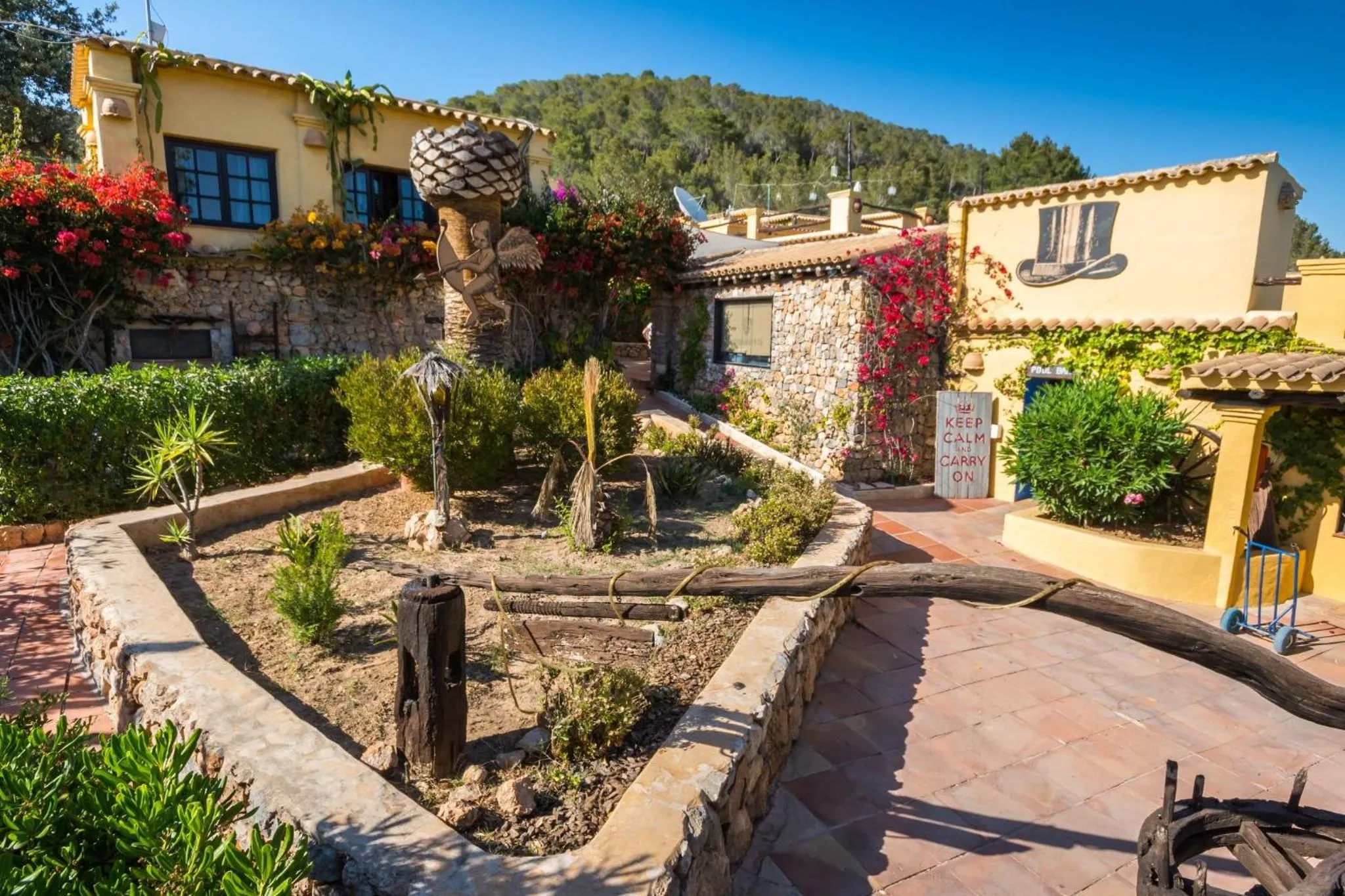 Bird's eye view in Pikes Ibiza