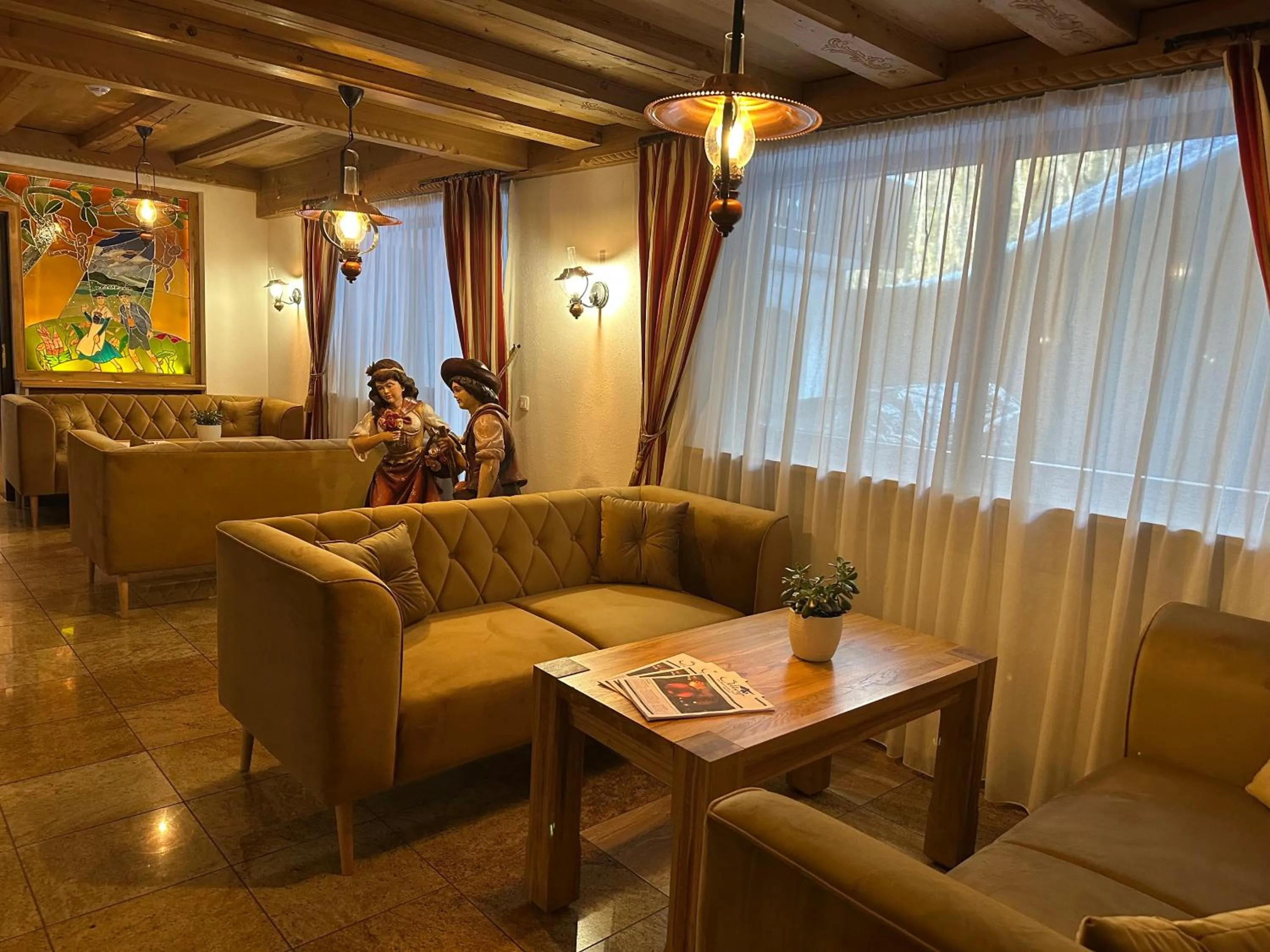 Lobby or reception in Hotel Gundl Alm