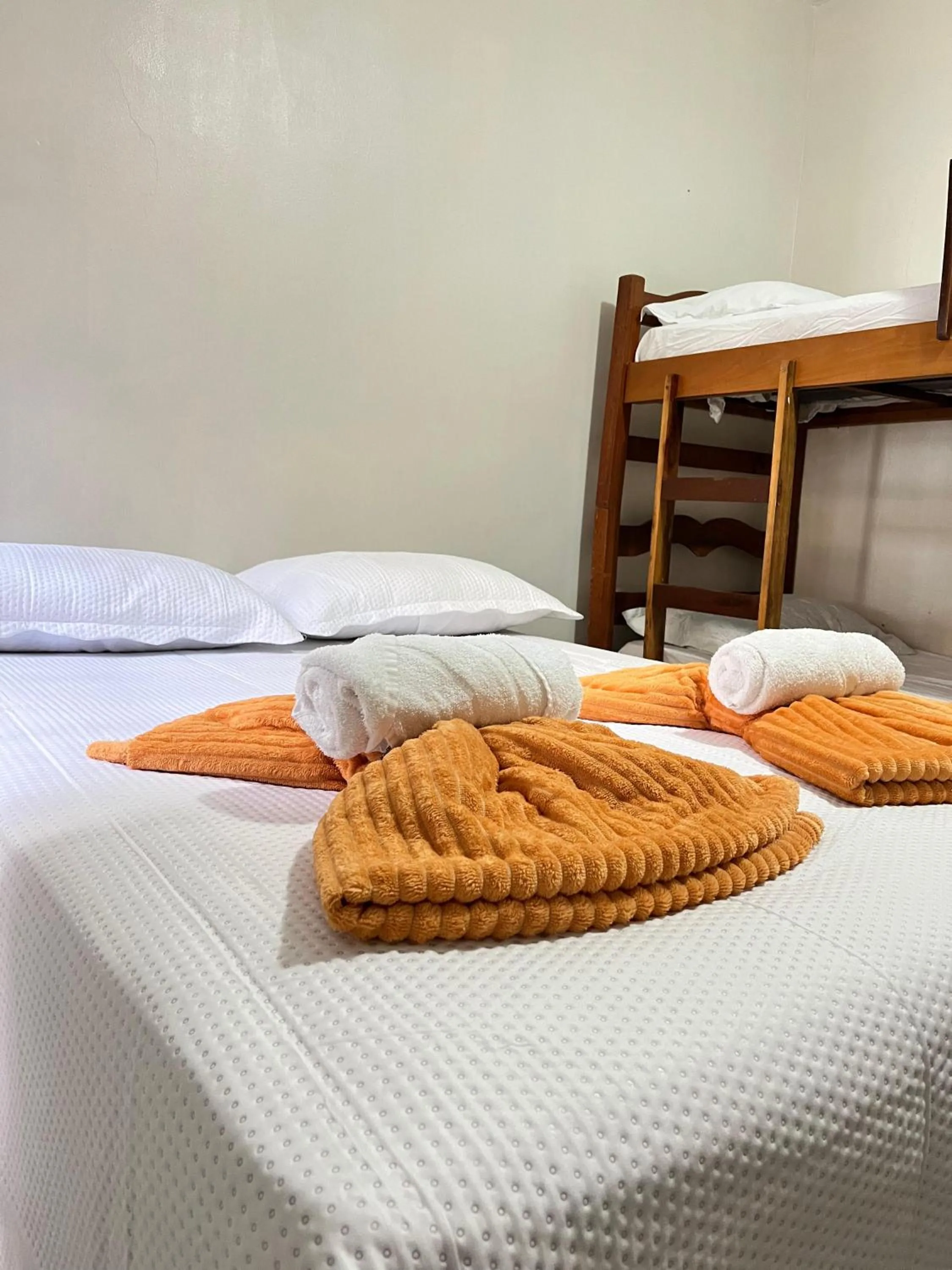 Bed in Hotel Pousada Calhau