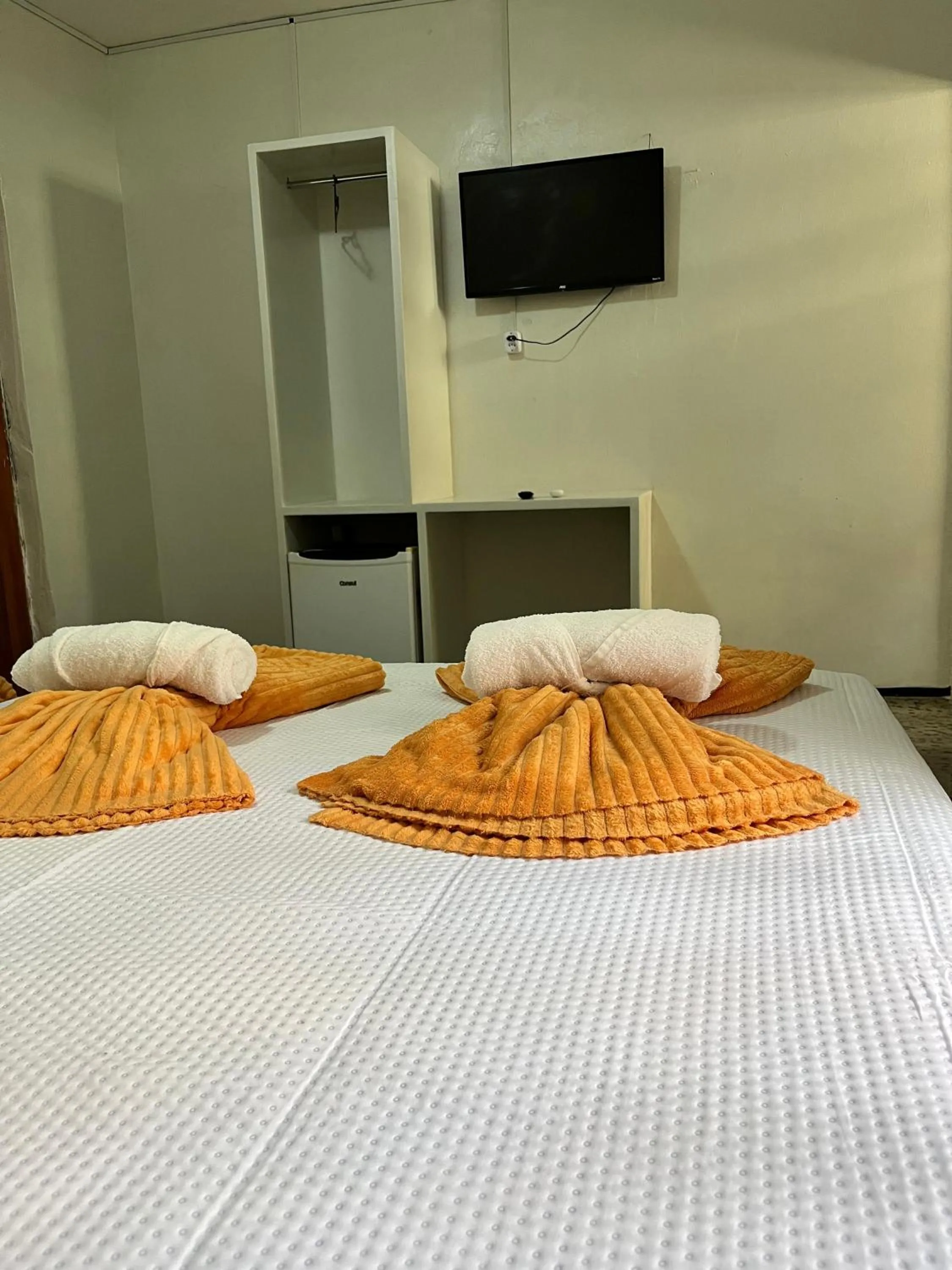 Bed in Hotel Pousada Calhau