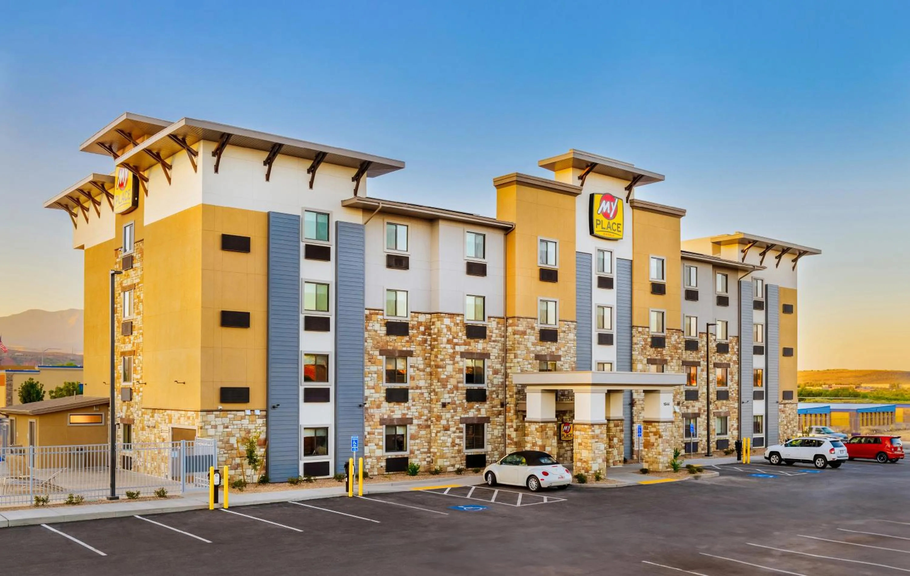 Property building in My Place Hotel - St. George, UT