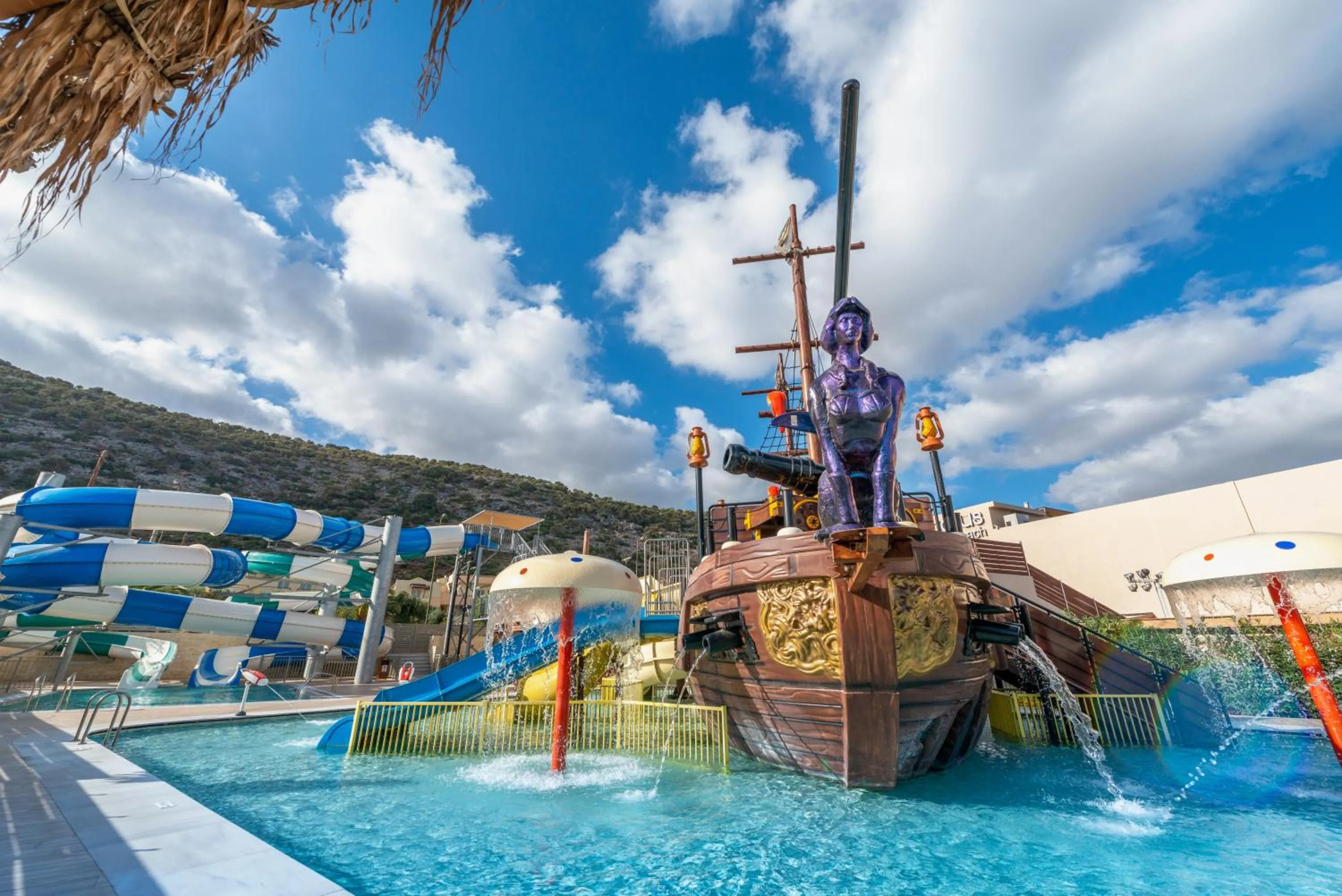 Aqua park in Cactus Beach Hotel