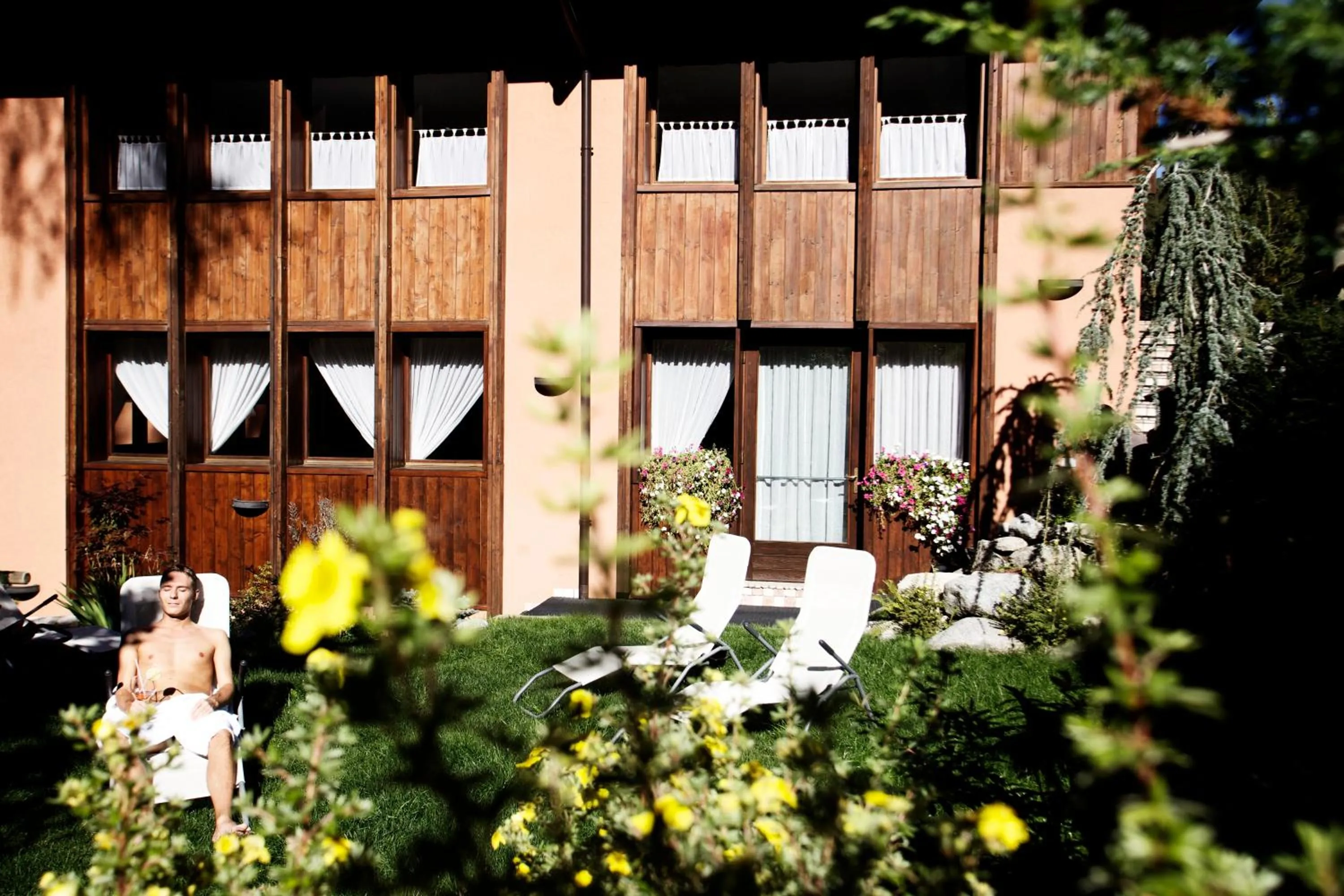 Garden in Hotel Caminetto