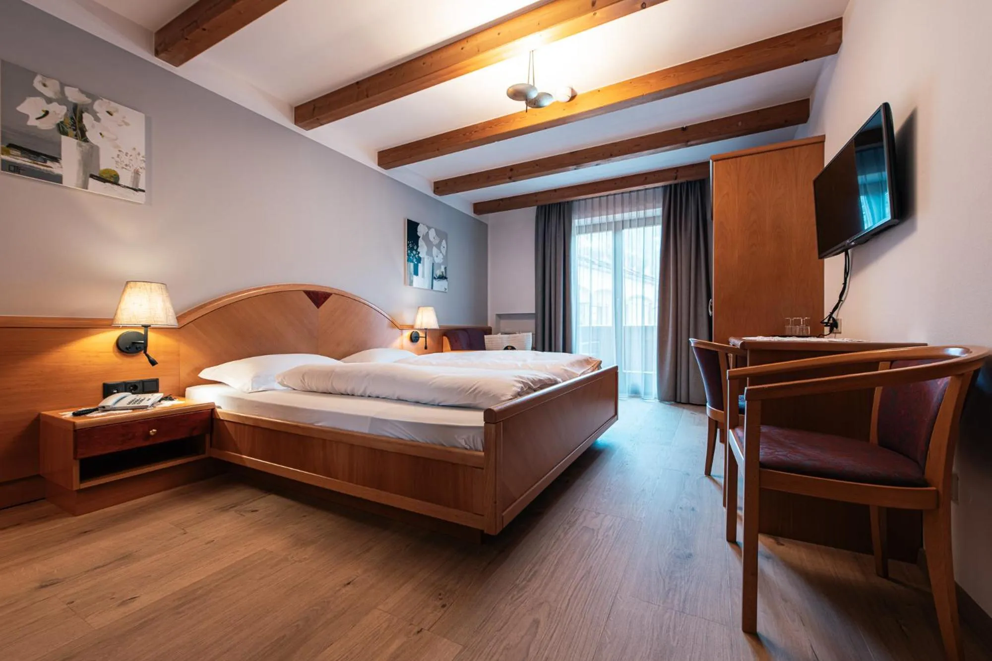 Bedroom, Bed in Hotel Goldene Rose