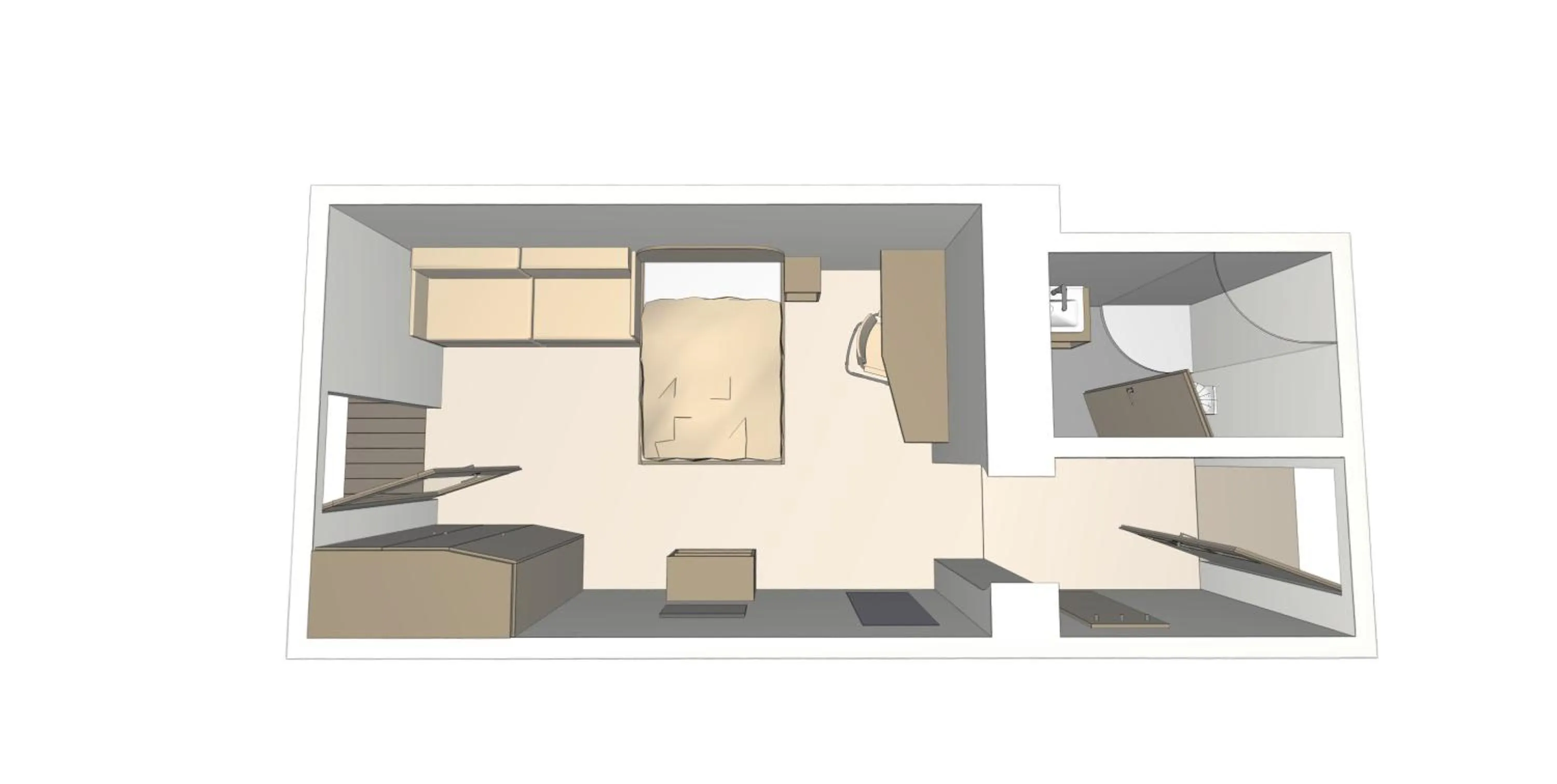 Photo of the whole room in Hotel Goldene Rose