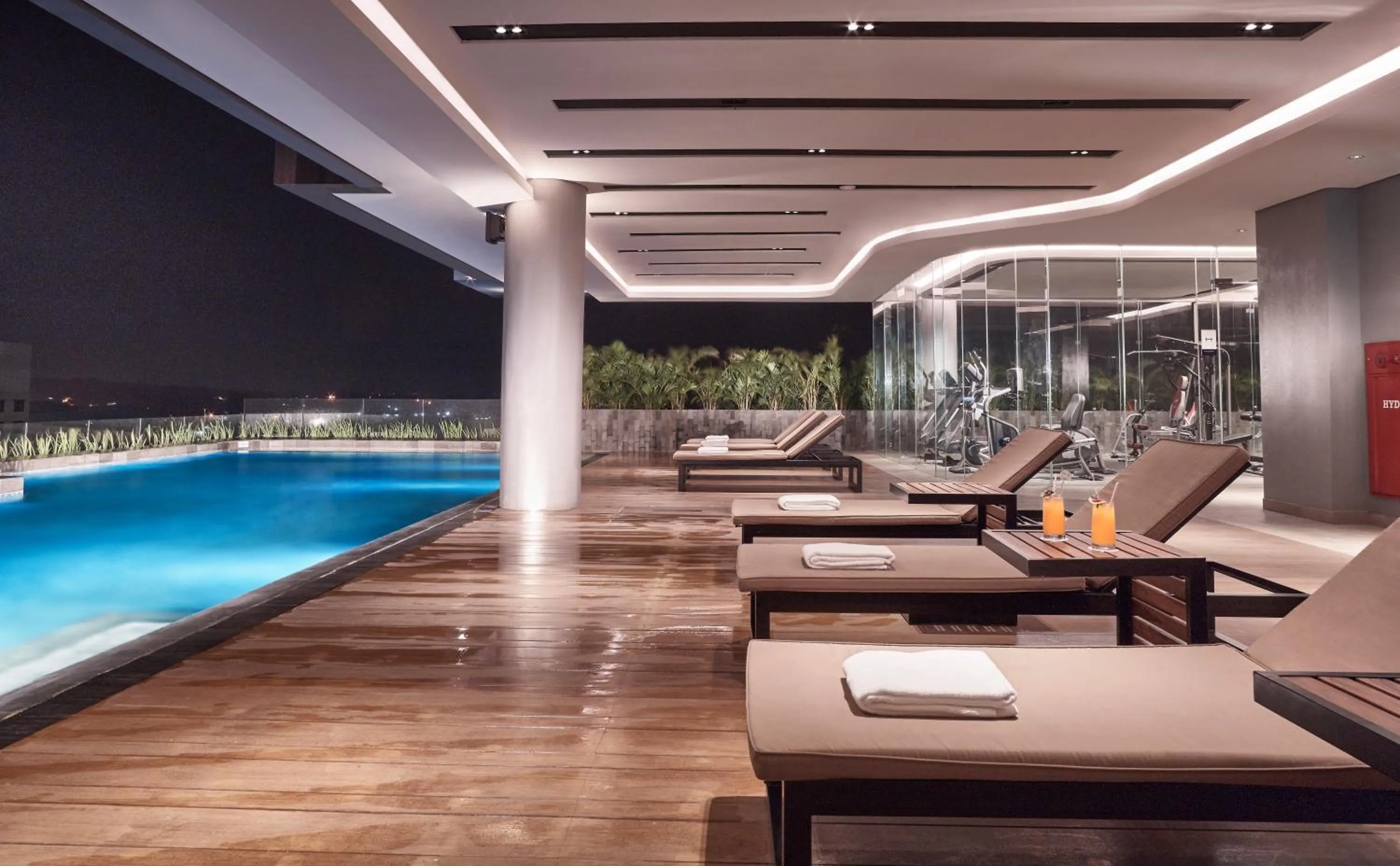 Swimming pool in Novotel Karawang