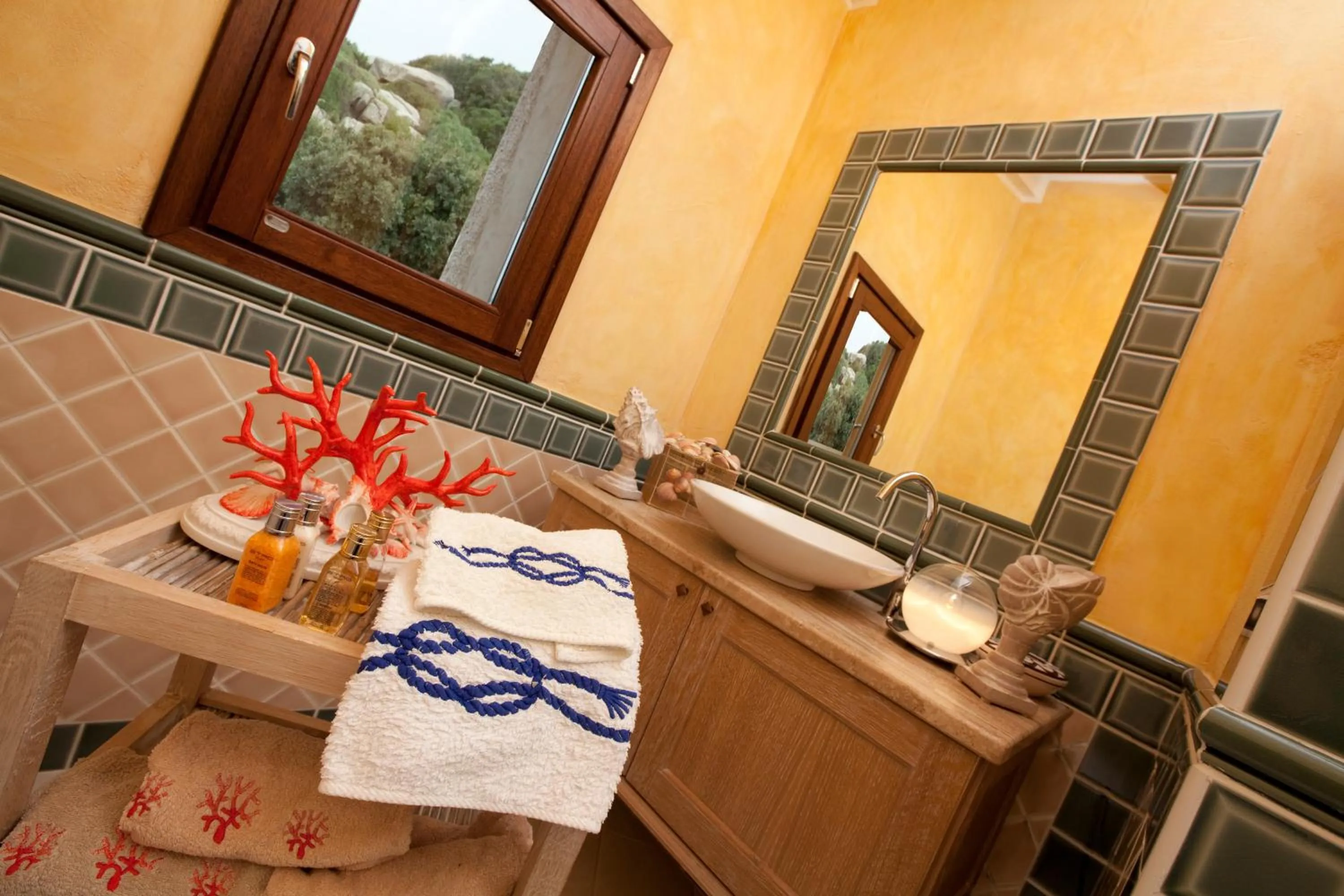 Bathroom in Punta Falcone Resort