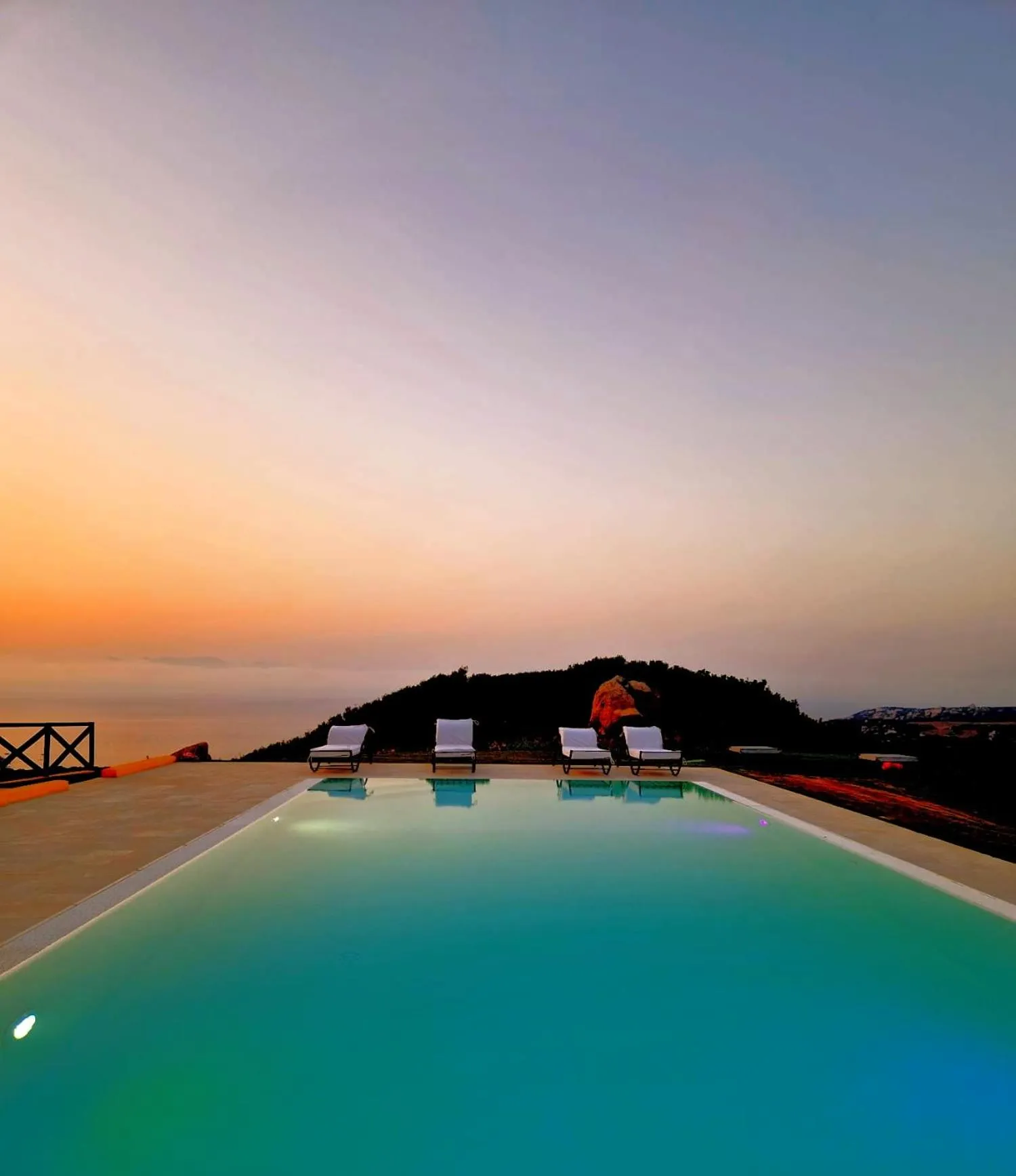 Pool view in Punta Falcone Resort