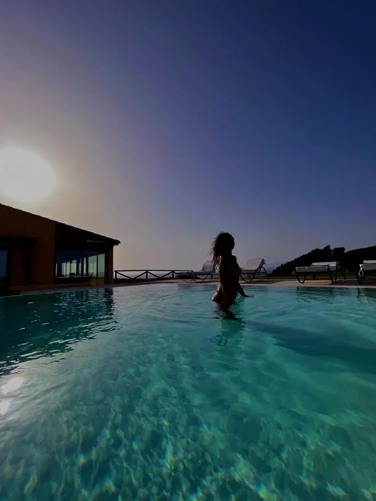 Pool view in Punta Falcone Resort
