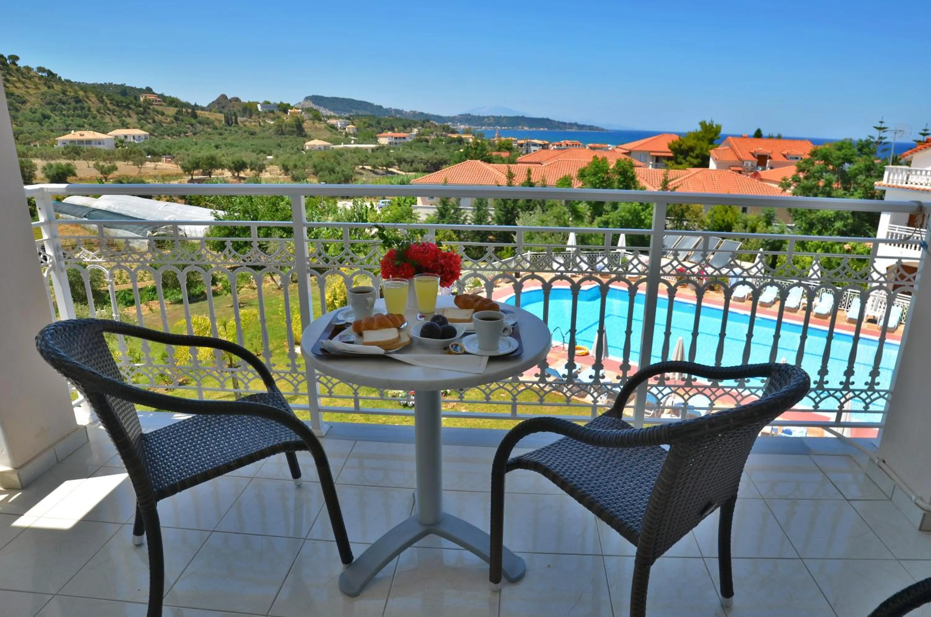 Balcony/Terrace in Elea Hotel Apartments and Villas