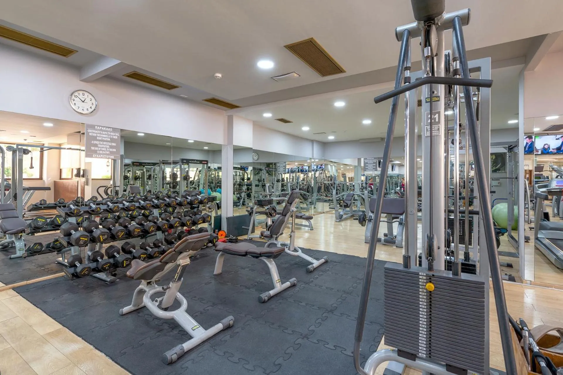 Fitness centre/facilities in Cactus Royal Spa & Resort Adults Only