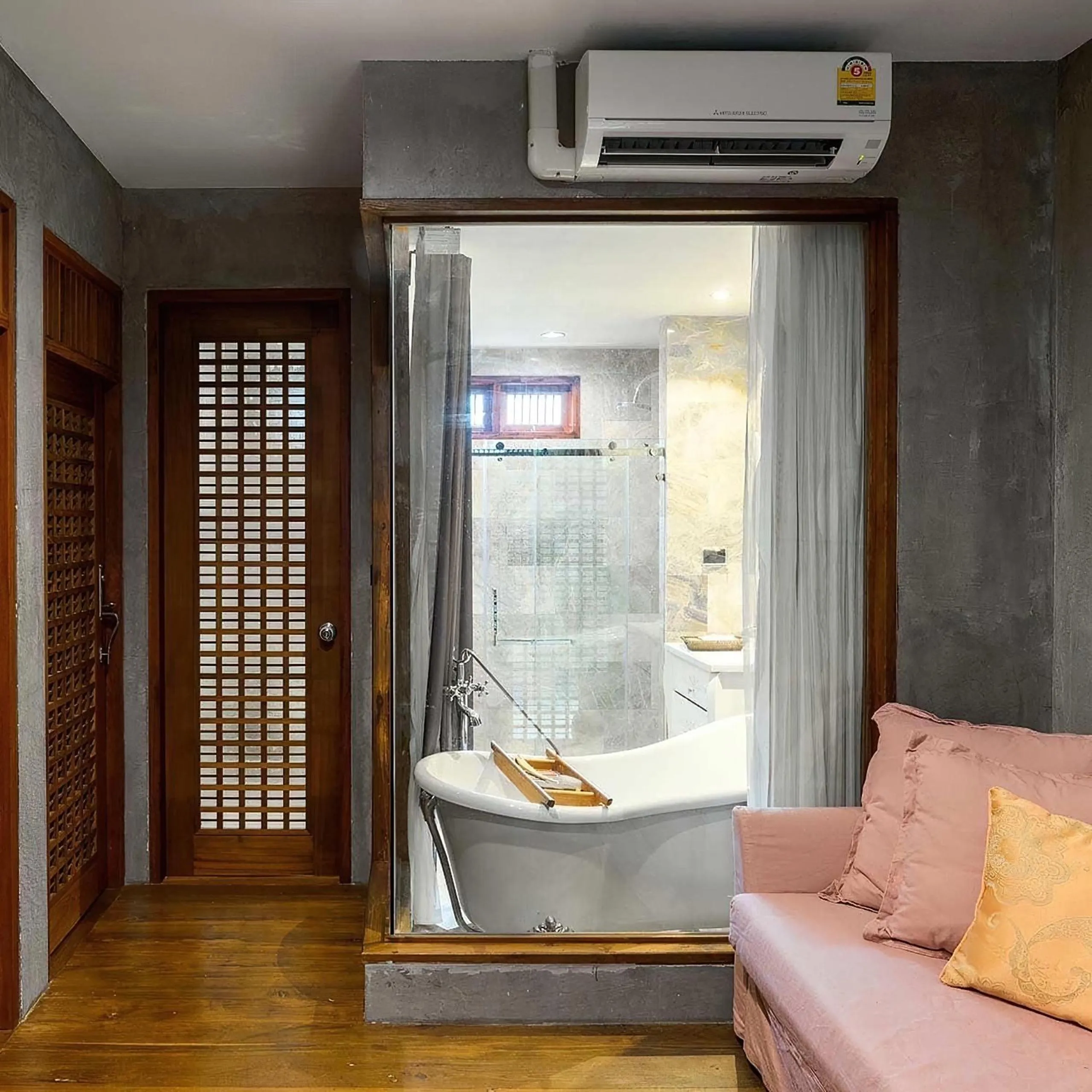 Seating area in House Of Passion Amphawa