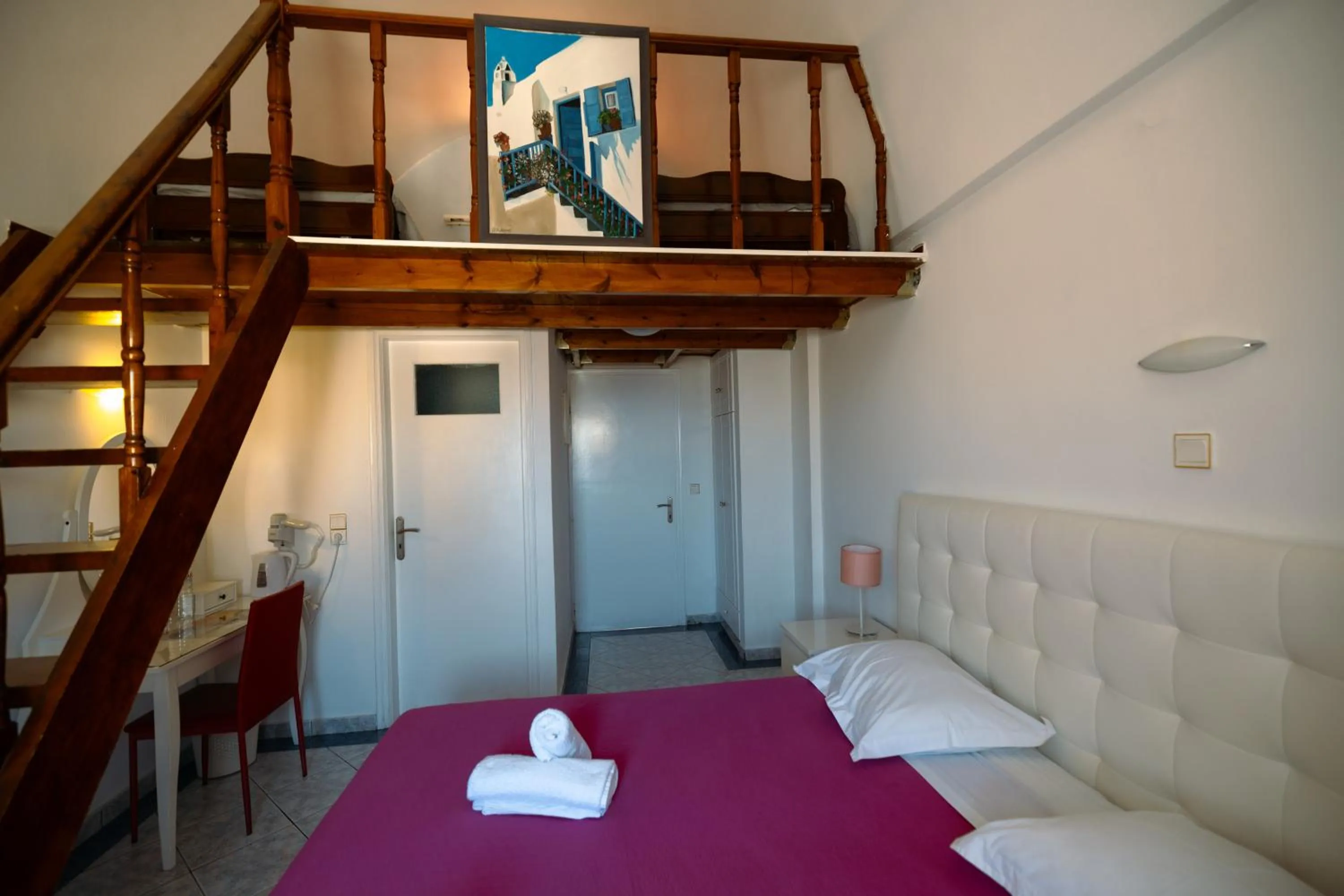 Bed in Pension Ptolemeos