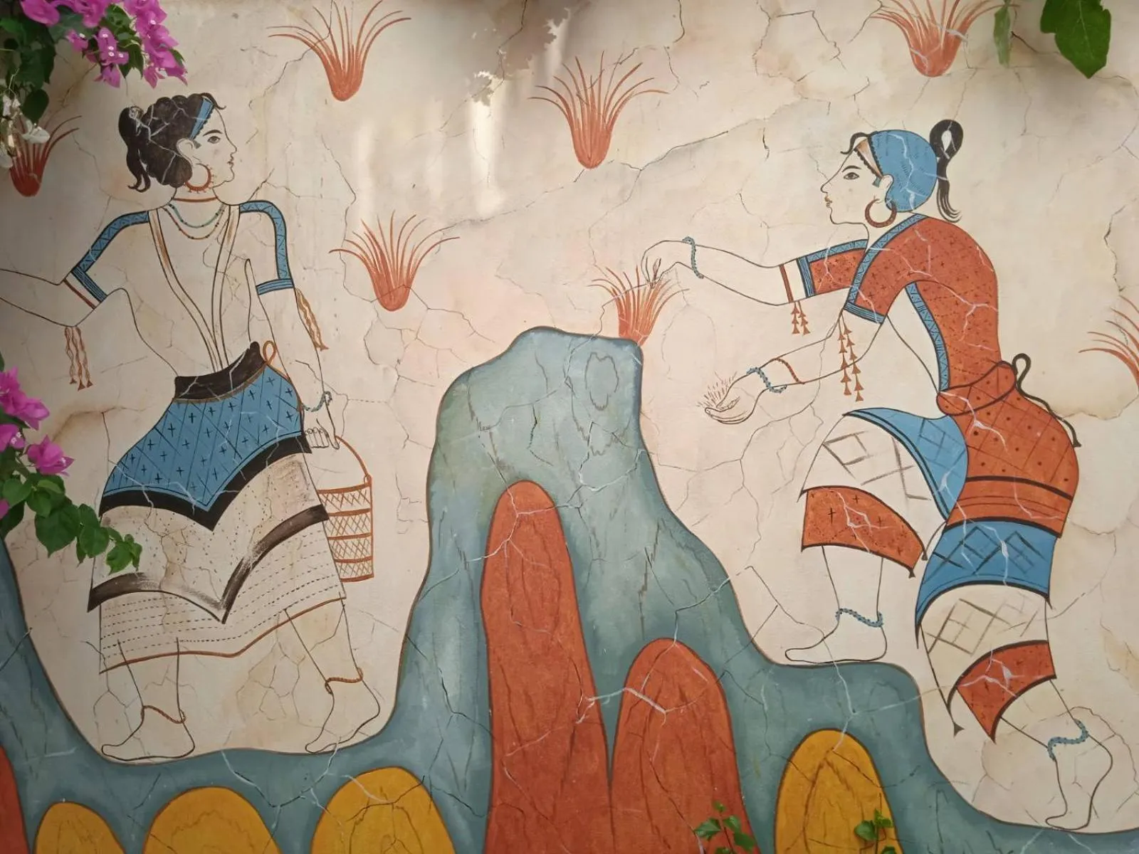 Decorative detail in Pension Ptolemeos