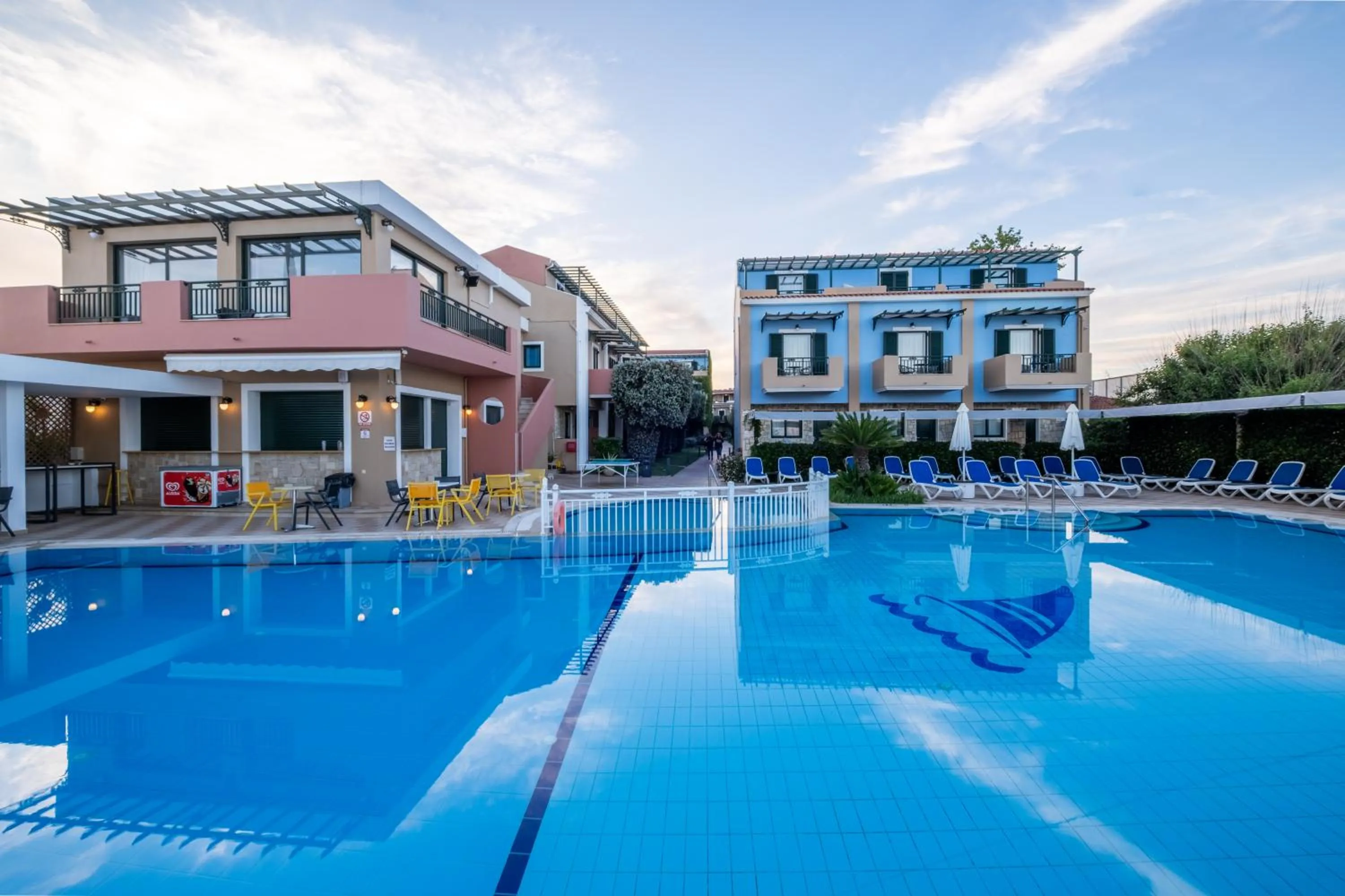 Property building in Mediterranean Beach Resort