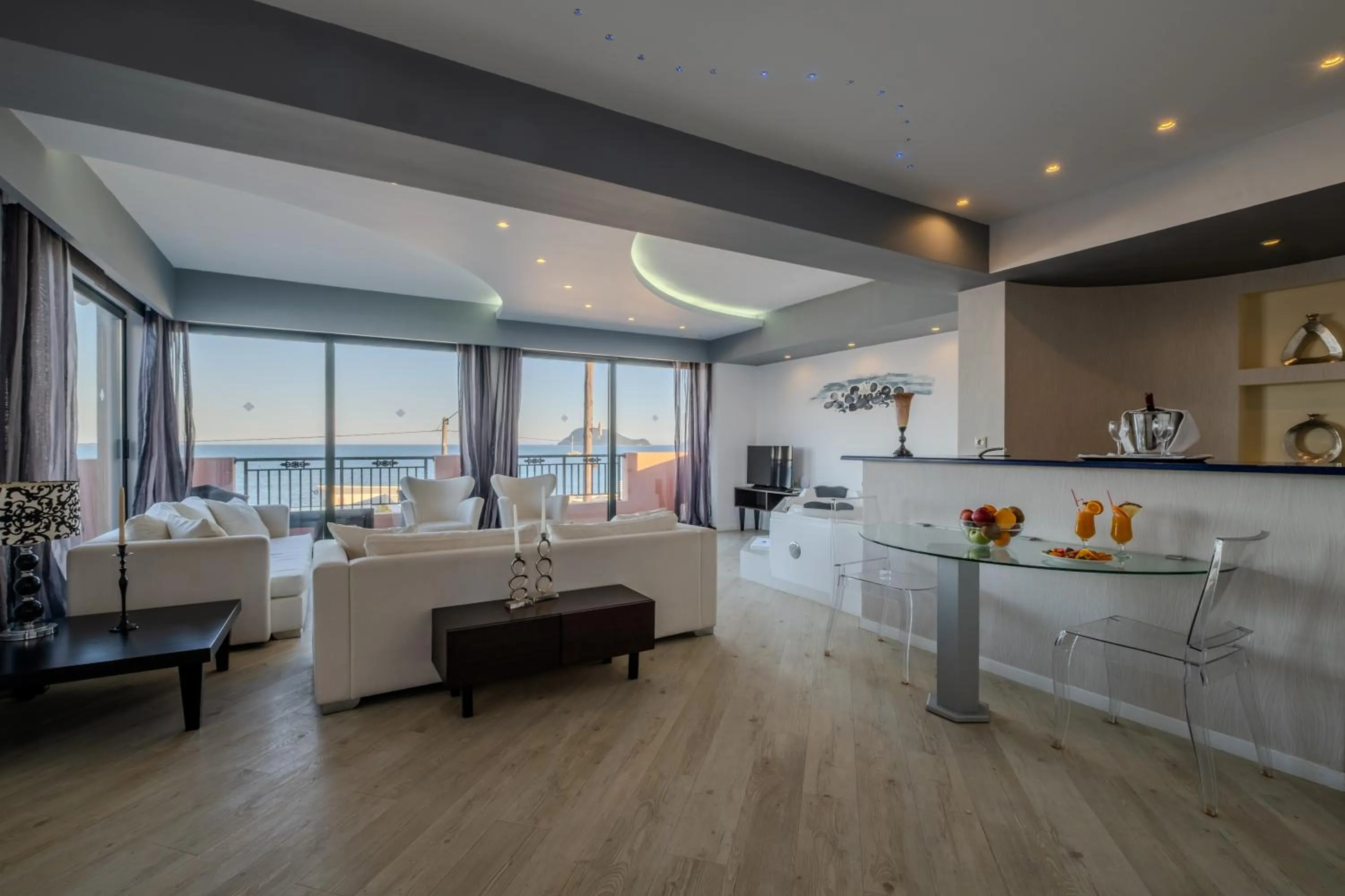 Living room in Mediterranean Beach Resort