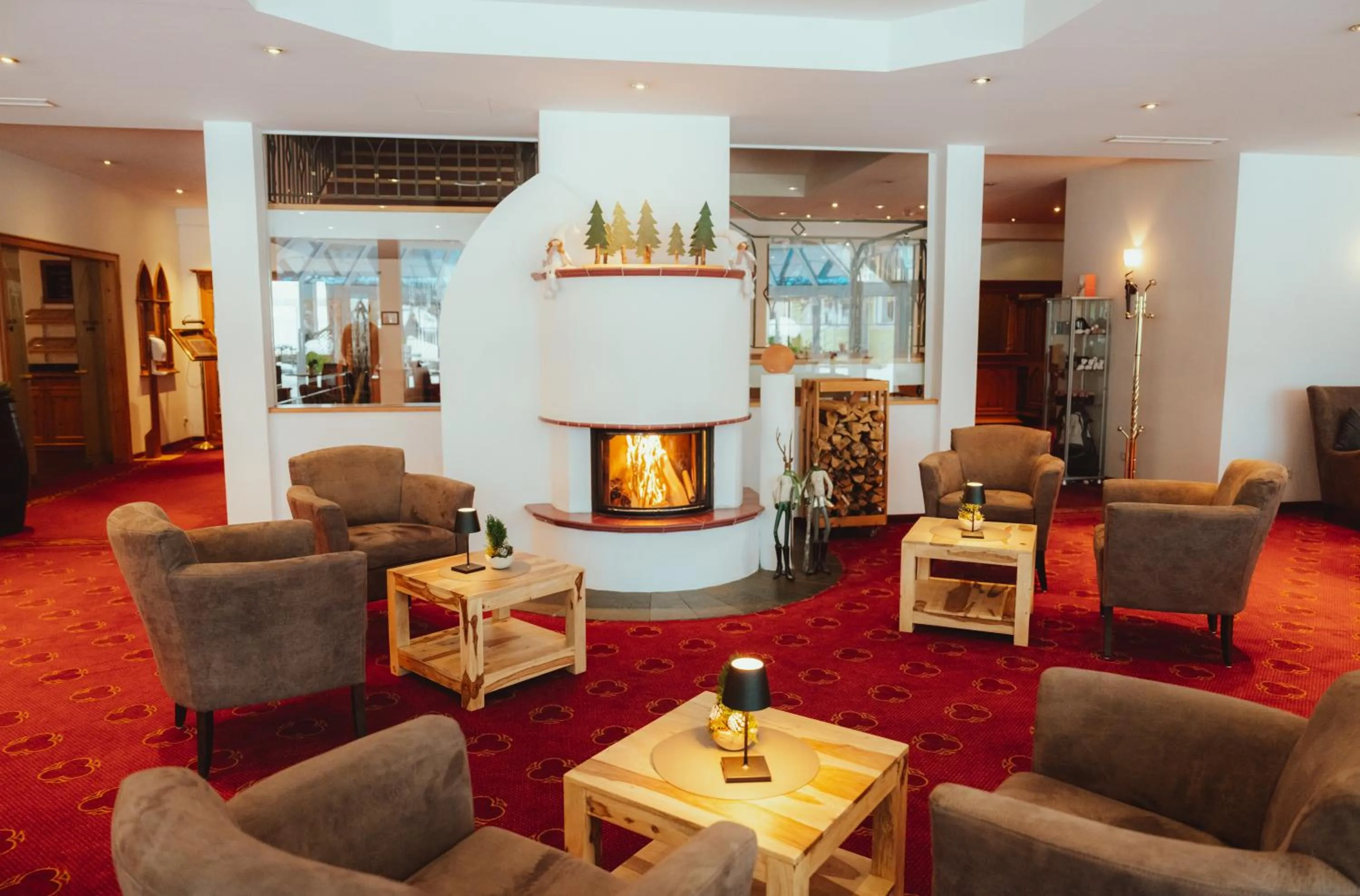 Lobby or reception in Hotel Vitalquelle Montafon