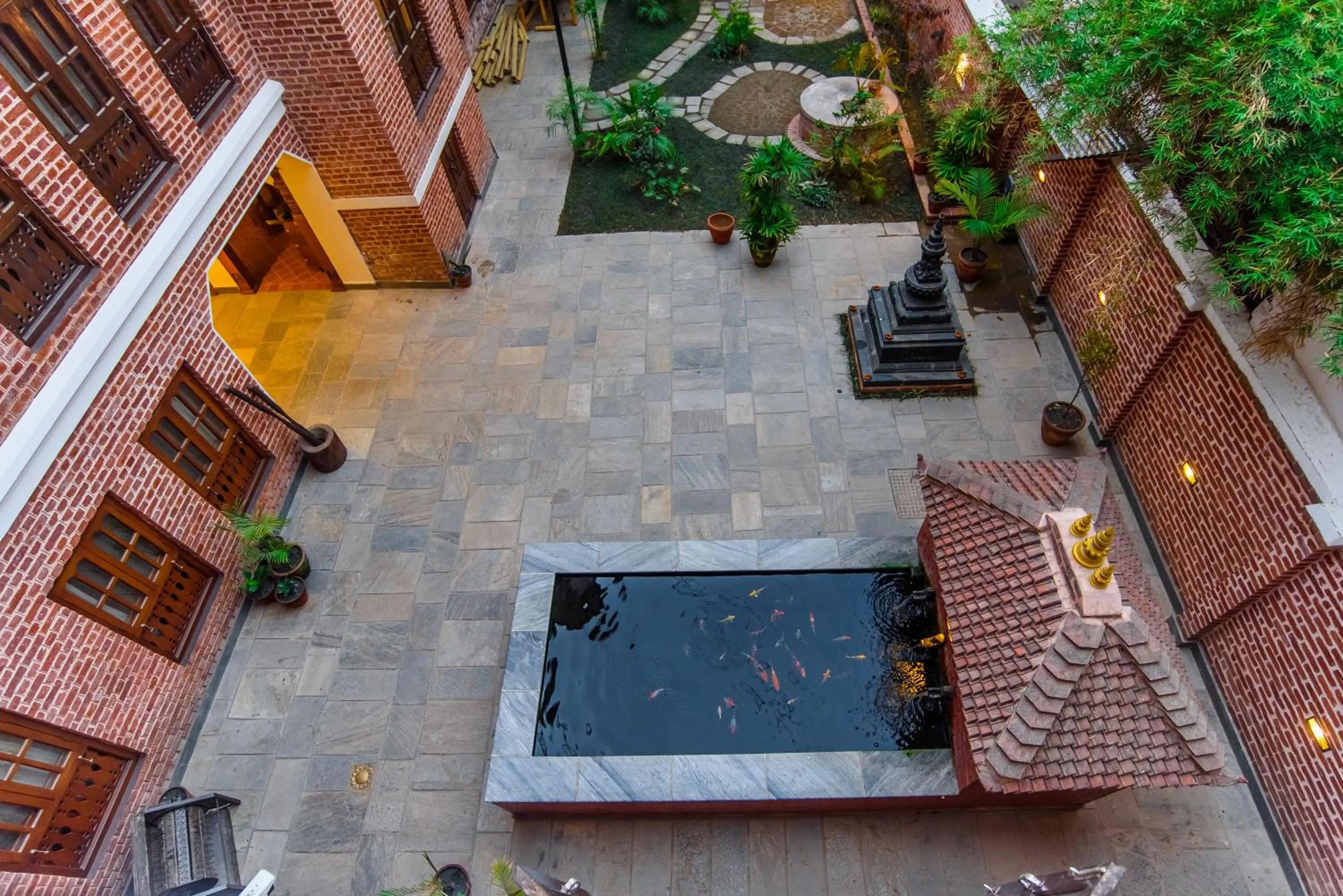 Garden in Hotel Timila