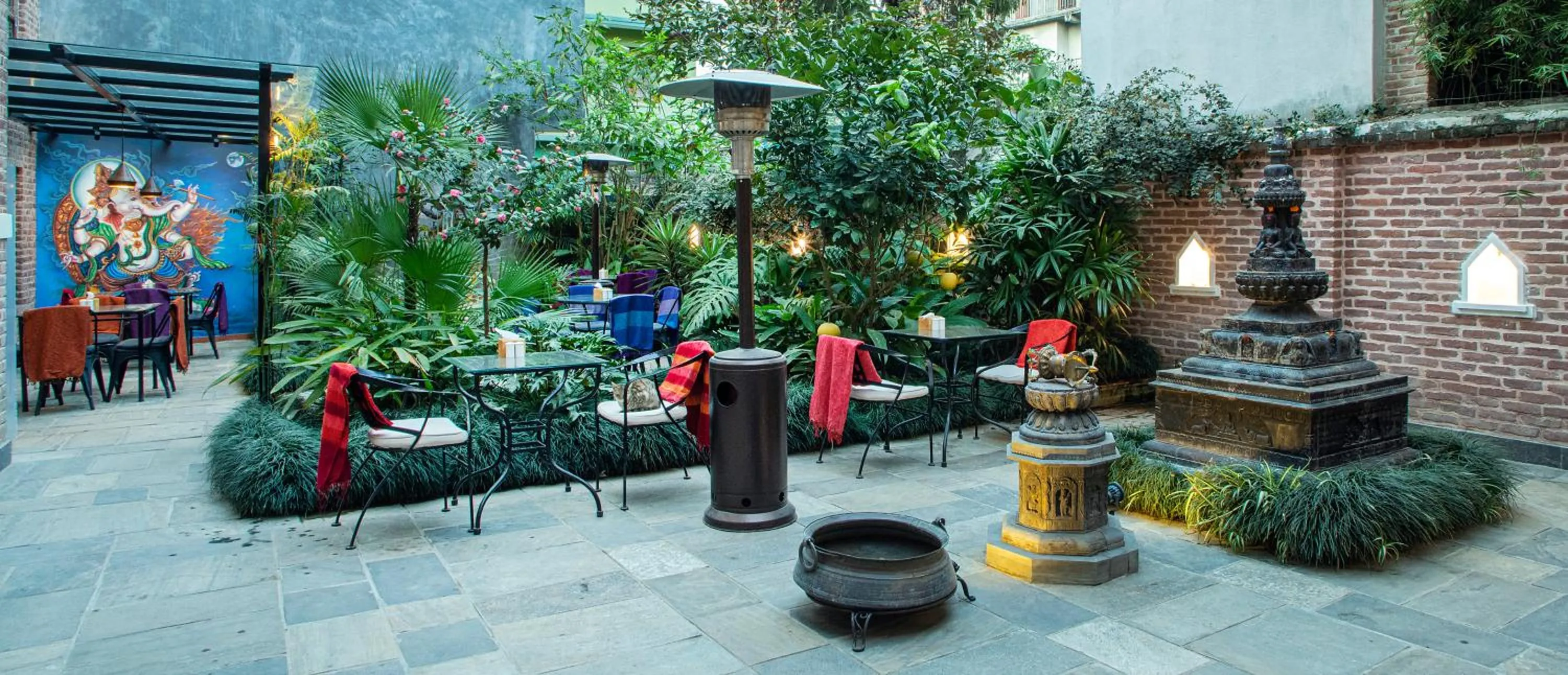 Garden in Hotel Timila