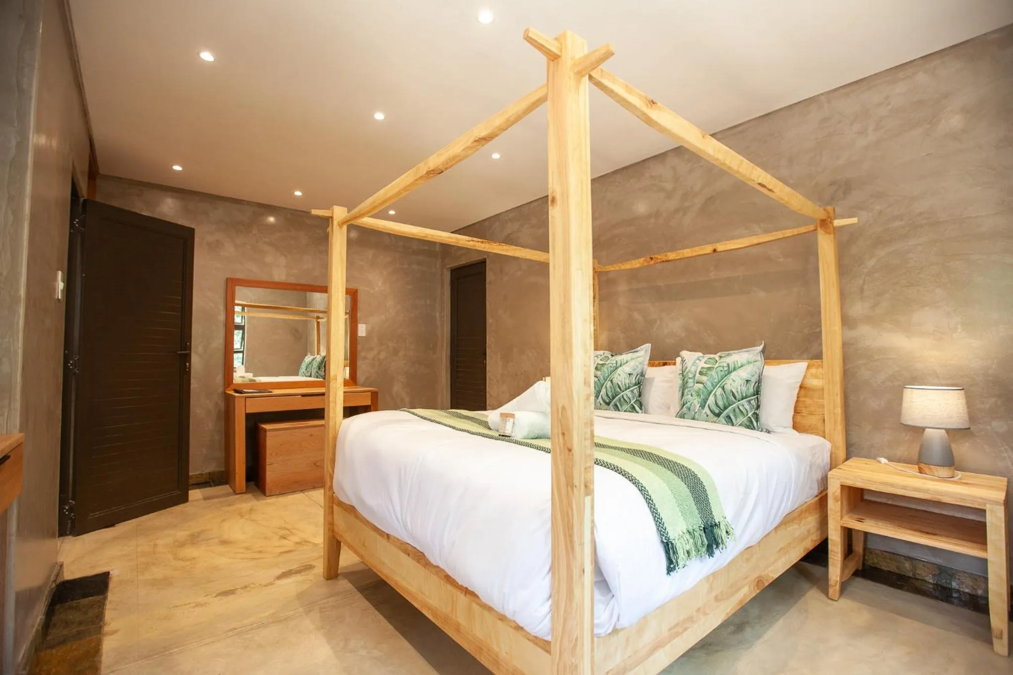 Bed in Kruger Adventure Lodge