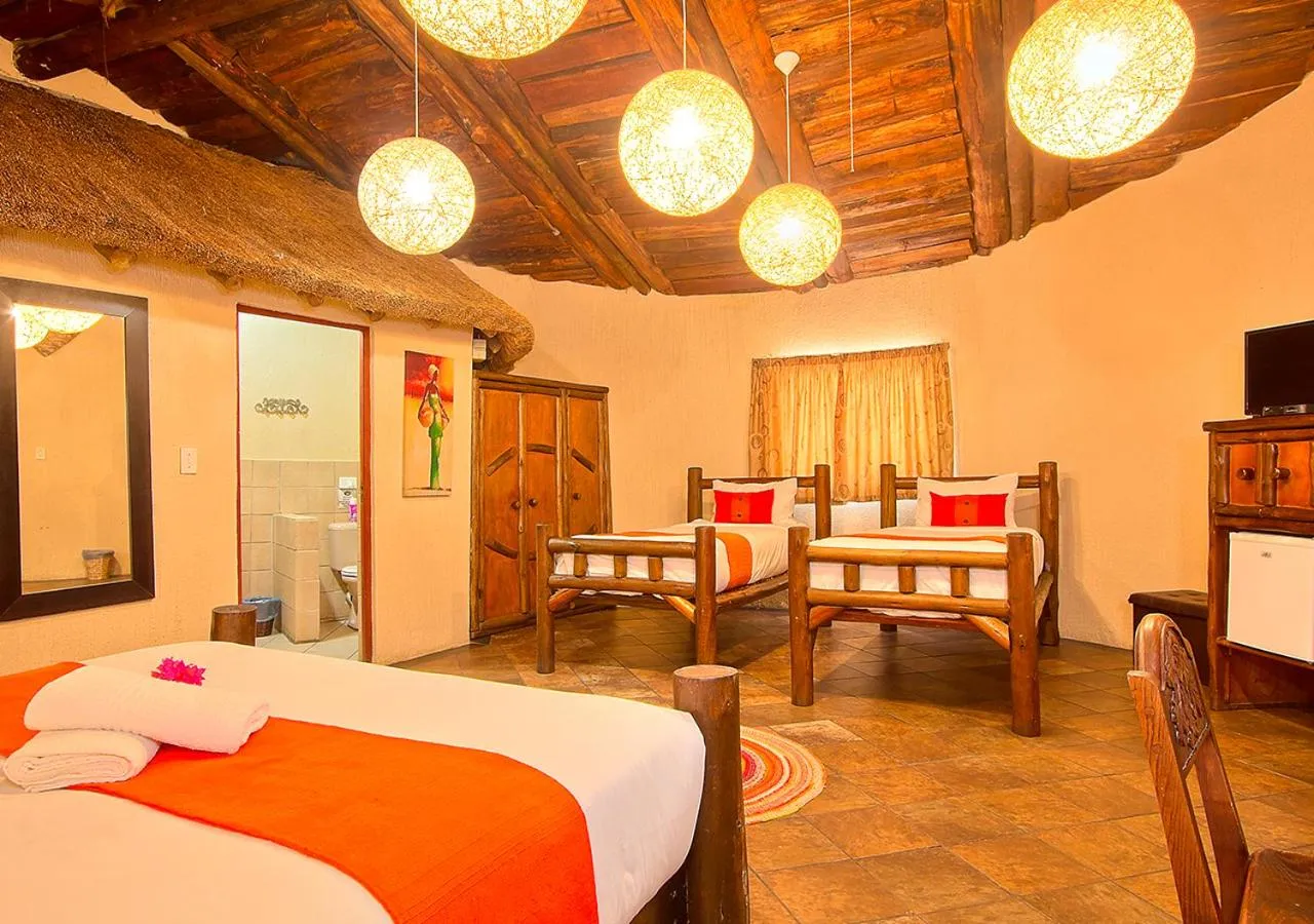 Bed in Kruger Adventure Lodge