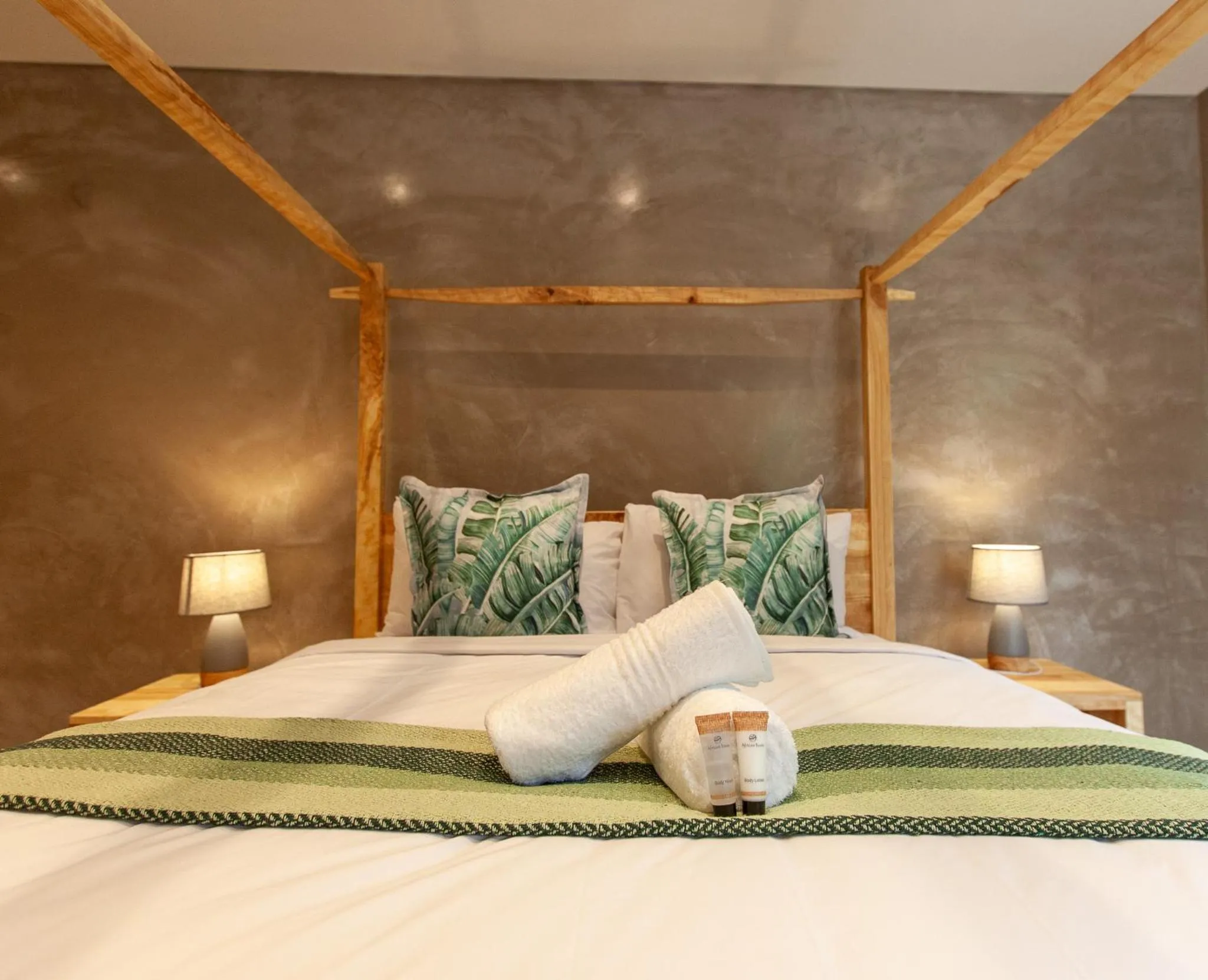 Bed in Kruger Adventure Lodge